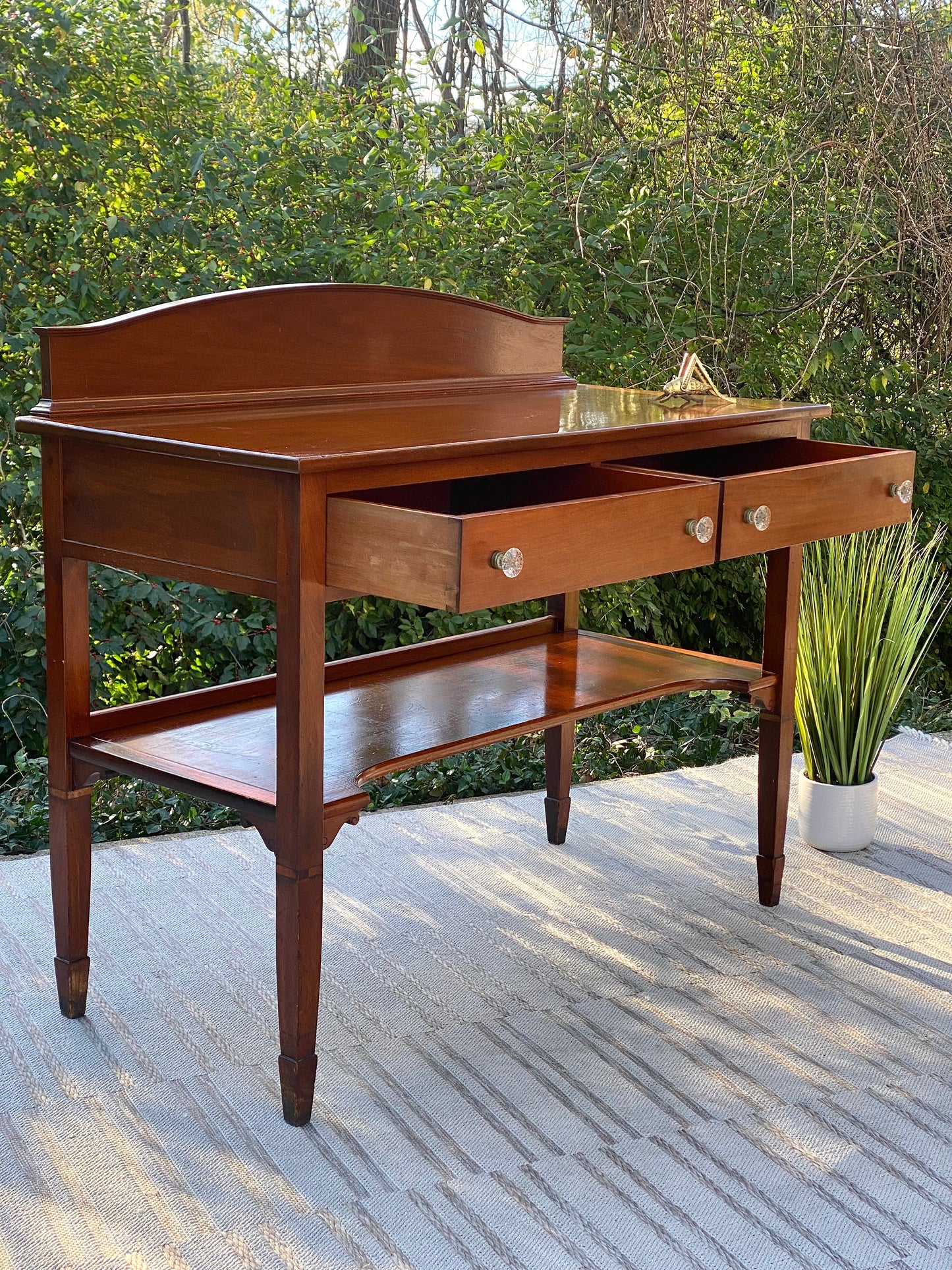 Gorgeous Vintage Cherry Hallway Table