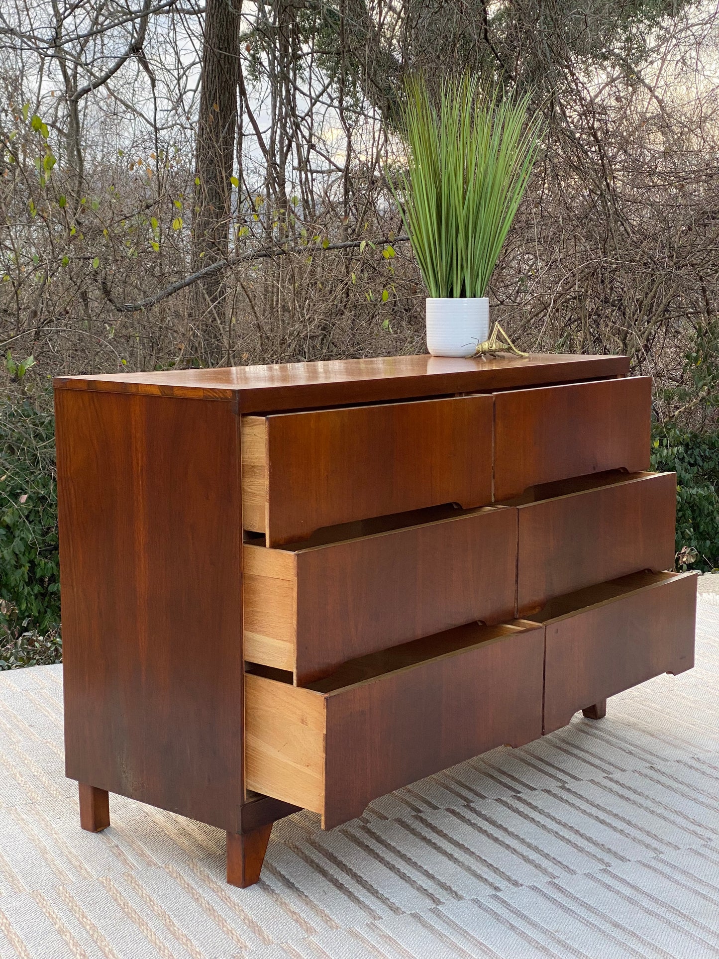 Vintage MCM 6 Drawer Dresser