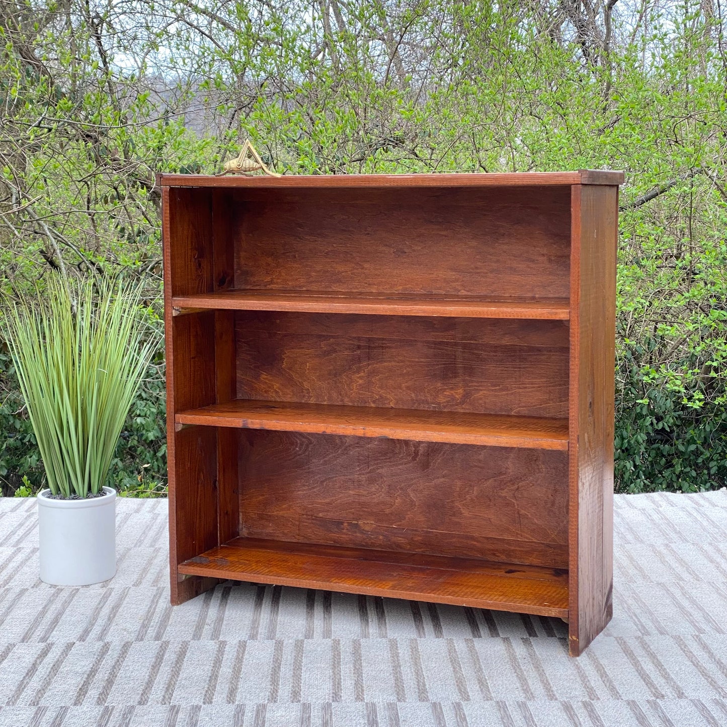 Vintage Wood Bookshelf
