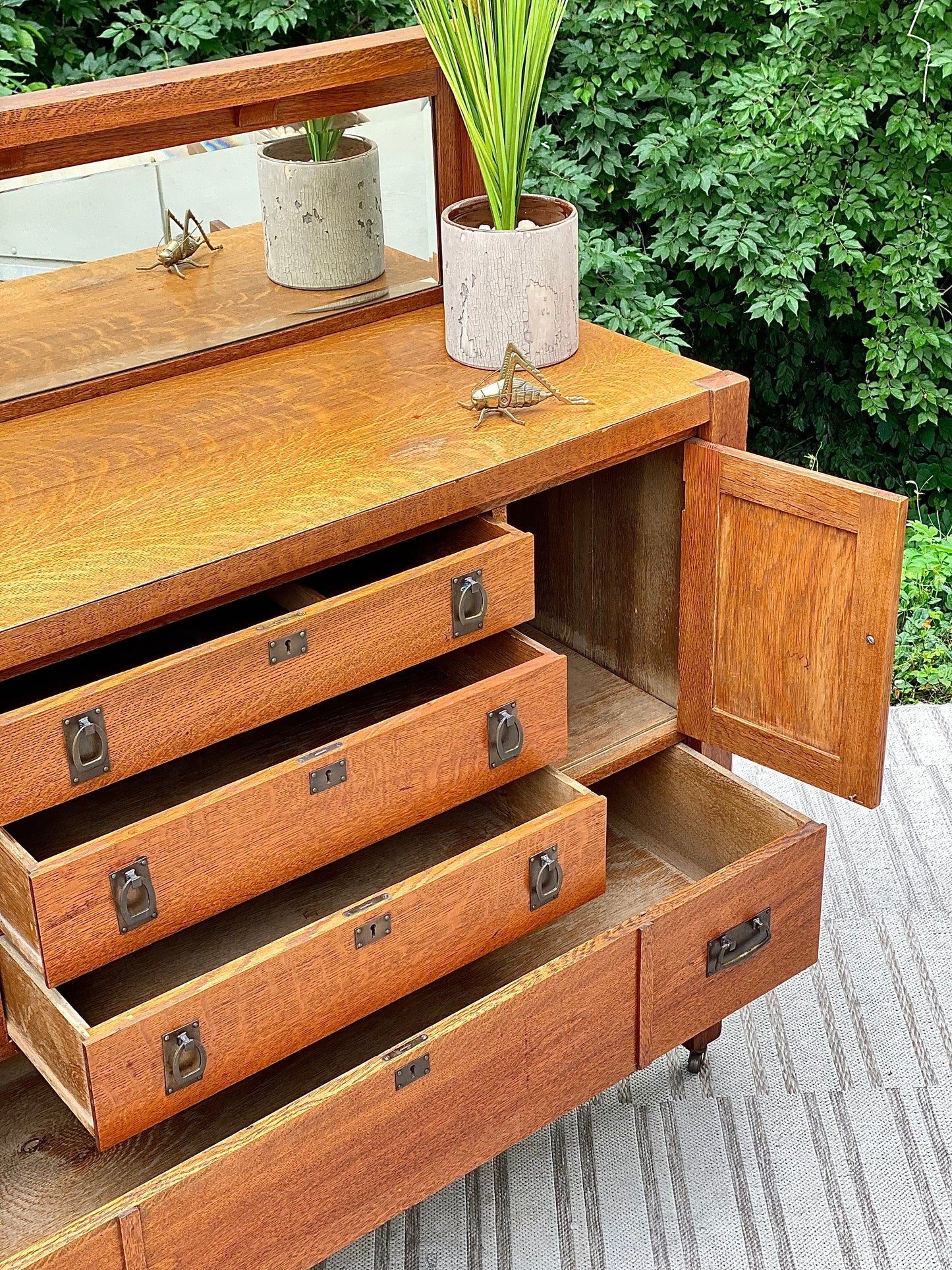 Vintage Arts & Crafts Sideboard by JC Widman