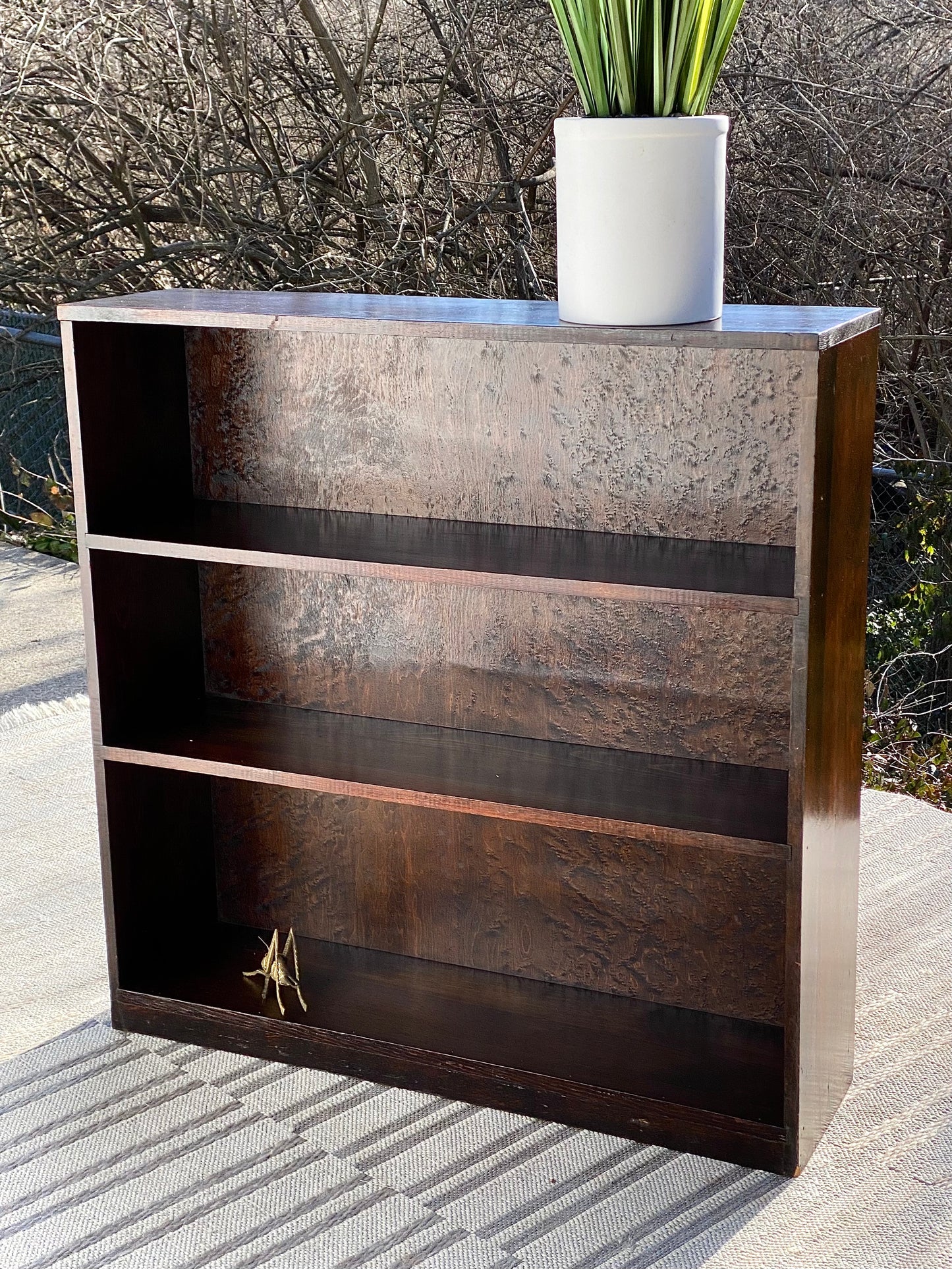 Vintage Wooden Bookshelf