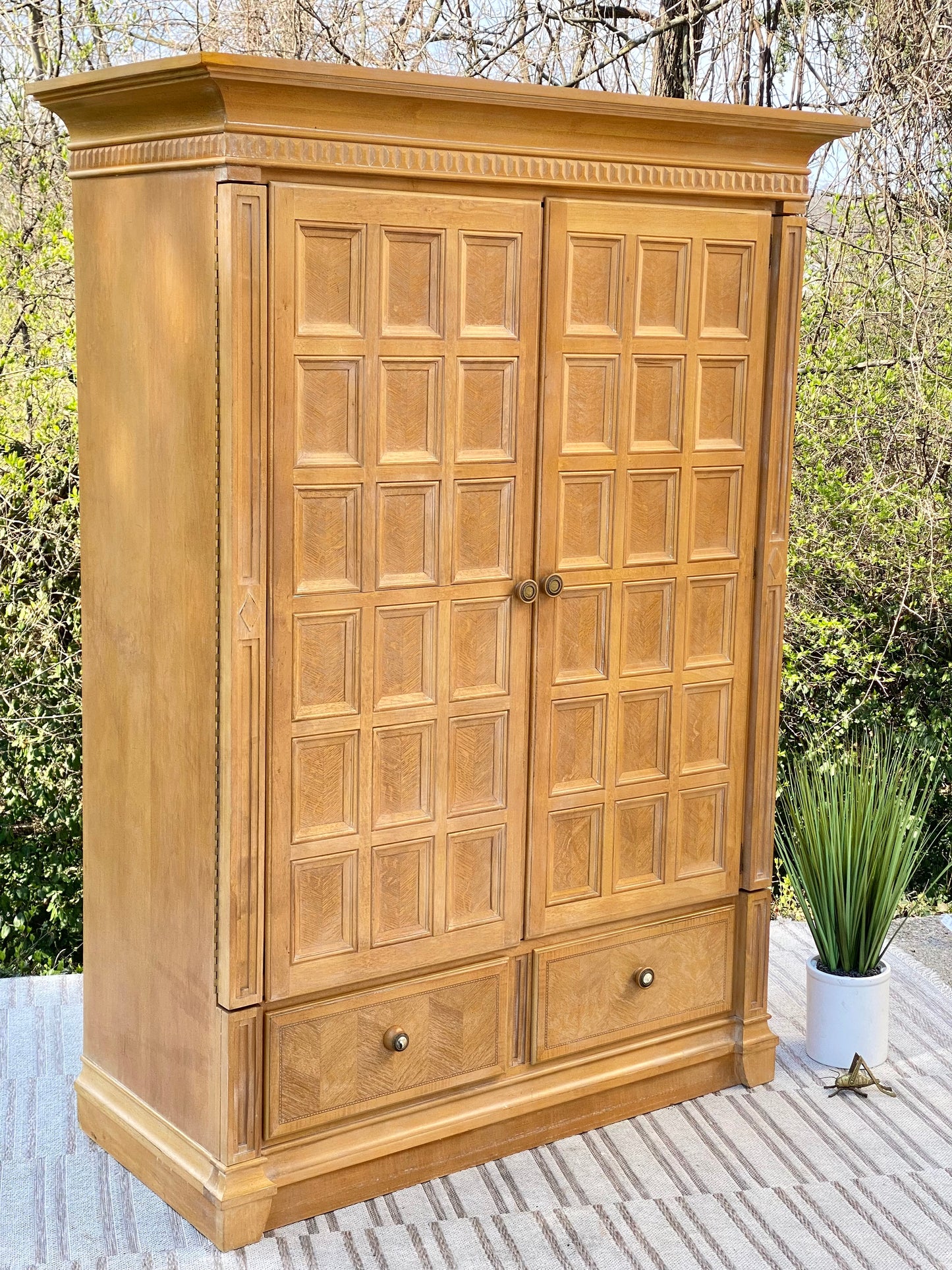 Modern Alexander Julian Home Colors Armoire Cabinet