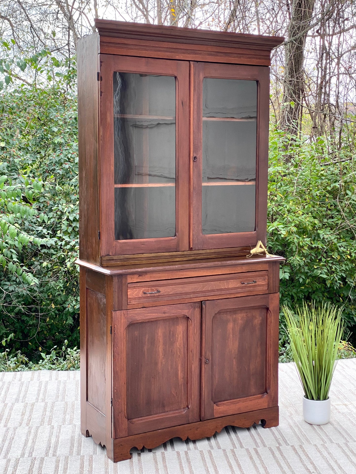 Vintage Wooden Farmhouse Cabinet