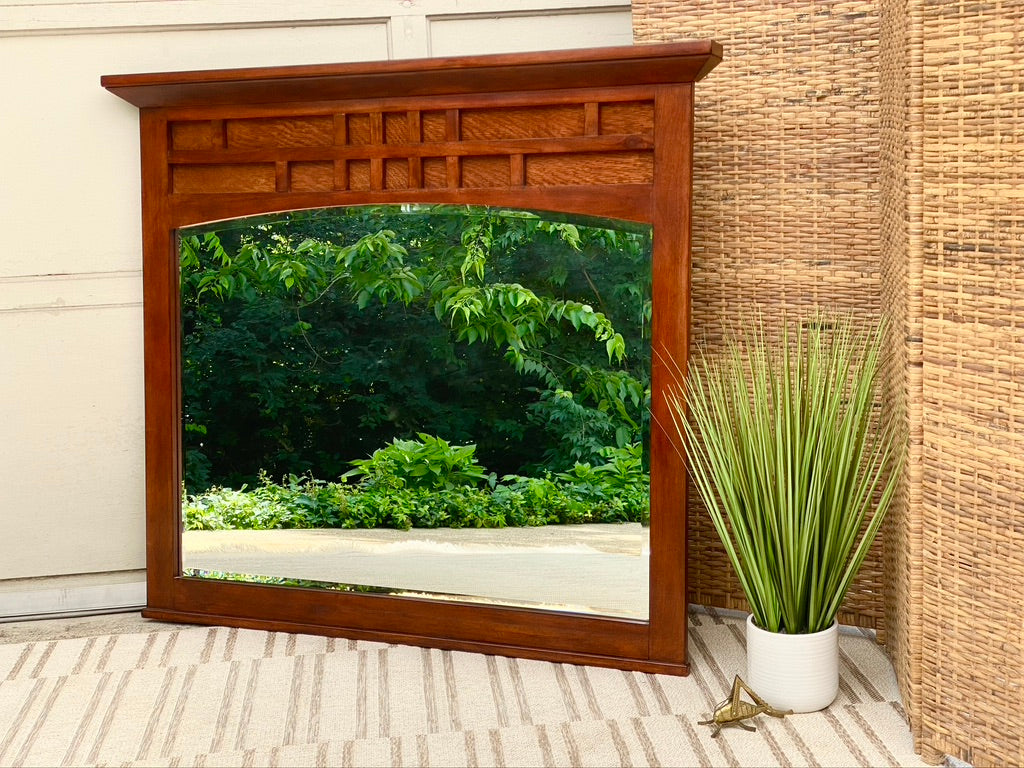 Arts & Crafts Style Wall Mirror