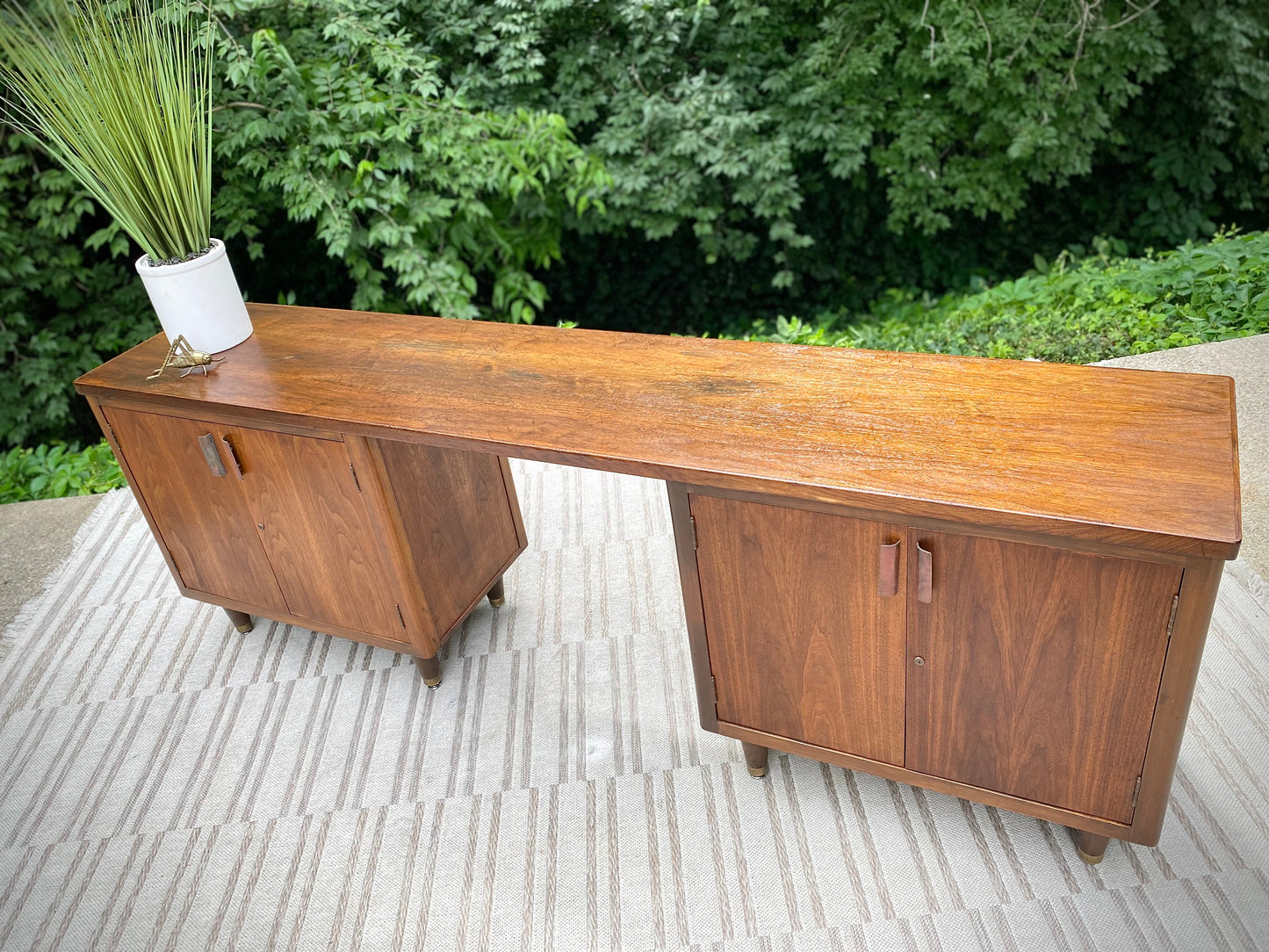 Vintage MCM Walnut Credenza