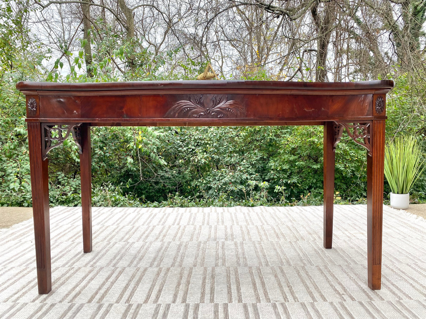 Vintage Mahogany Hallway Table