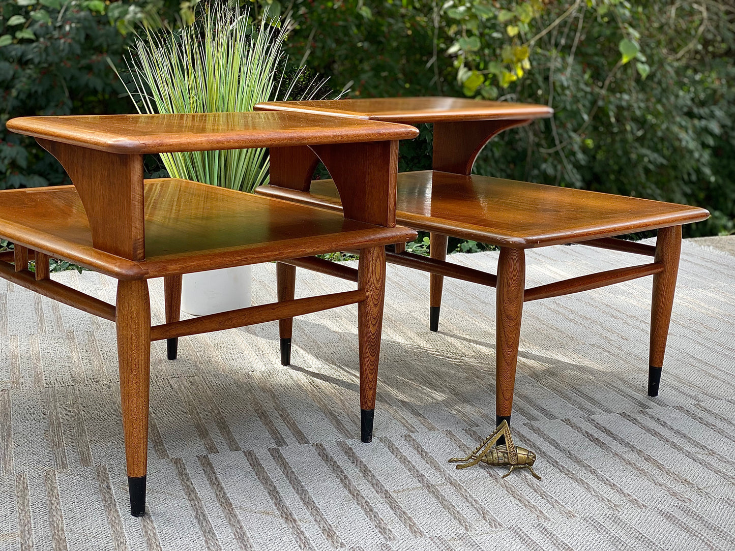 Vintage Pair of MCM Lane Acclaim Side Tables