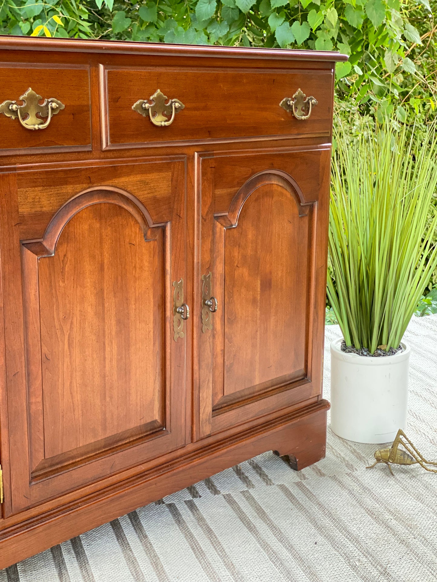 Solid Cherry Ethan Allen Buffet Credenza