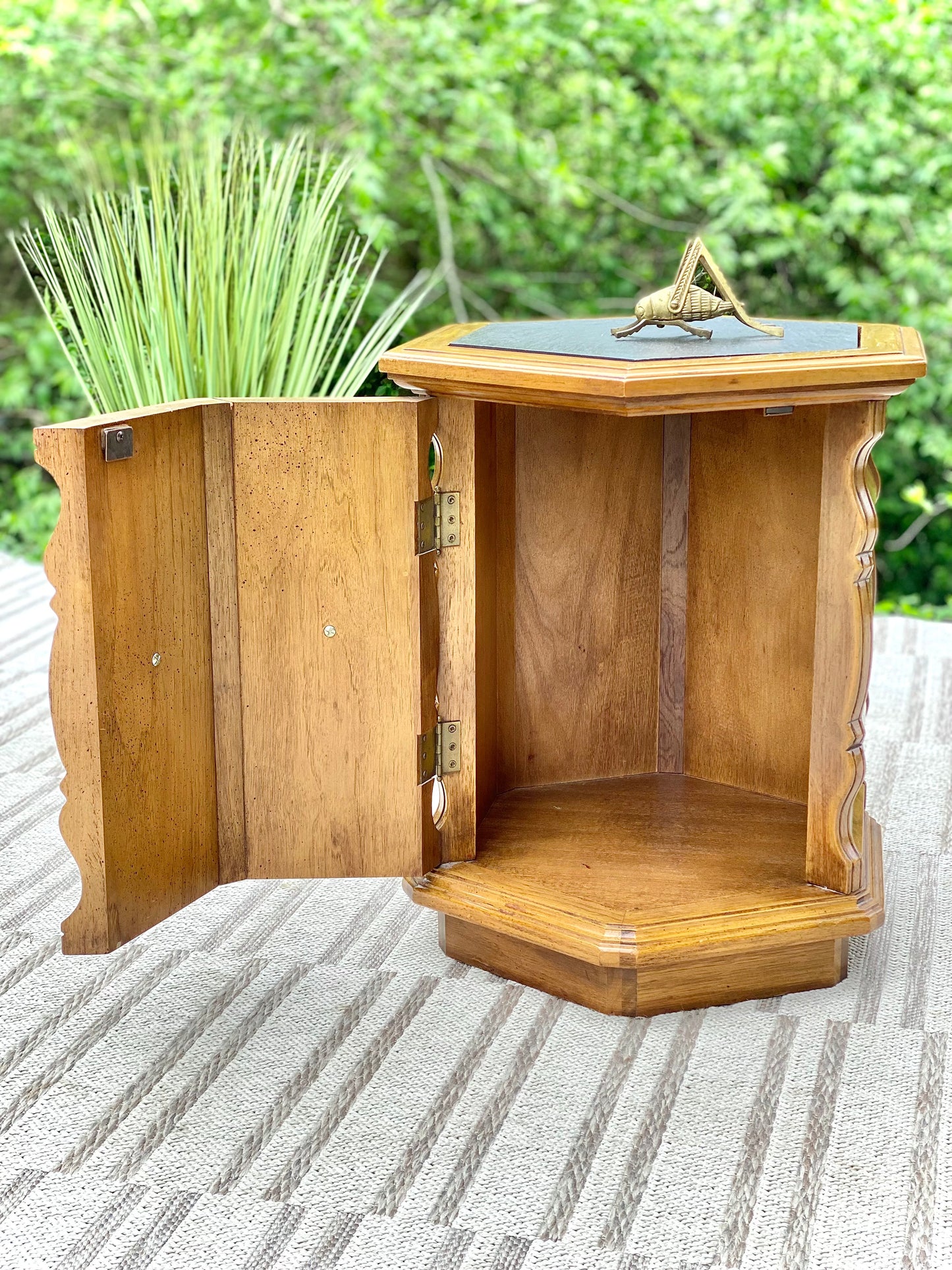 Vintage Thomasville Hexagon Side Table