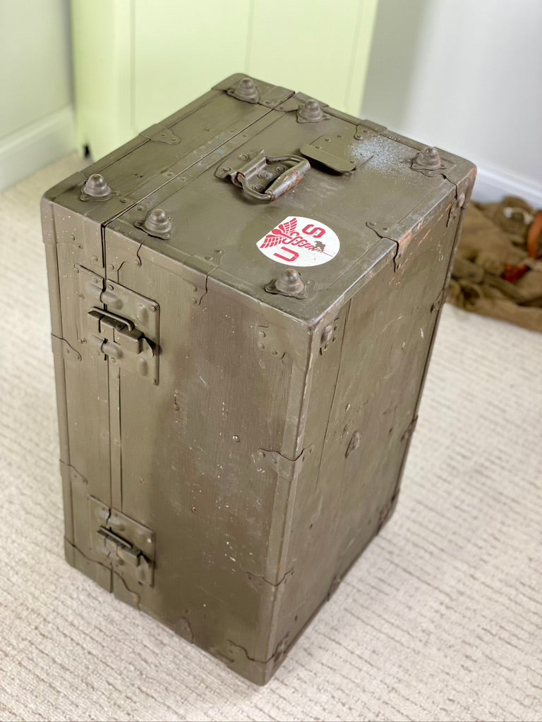 Vintage WWII US Army Medical Trunk