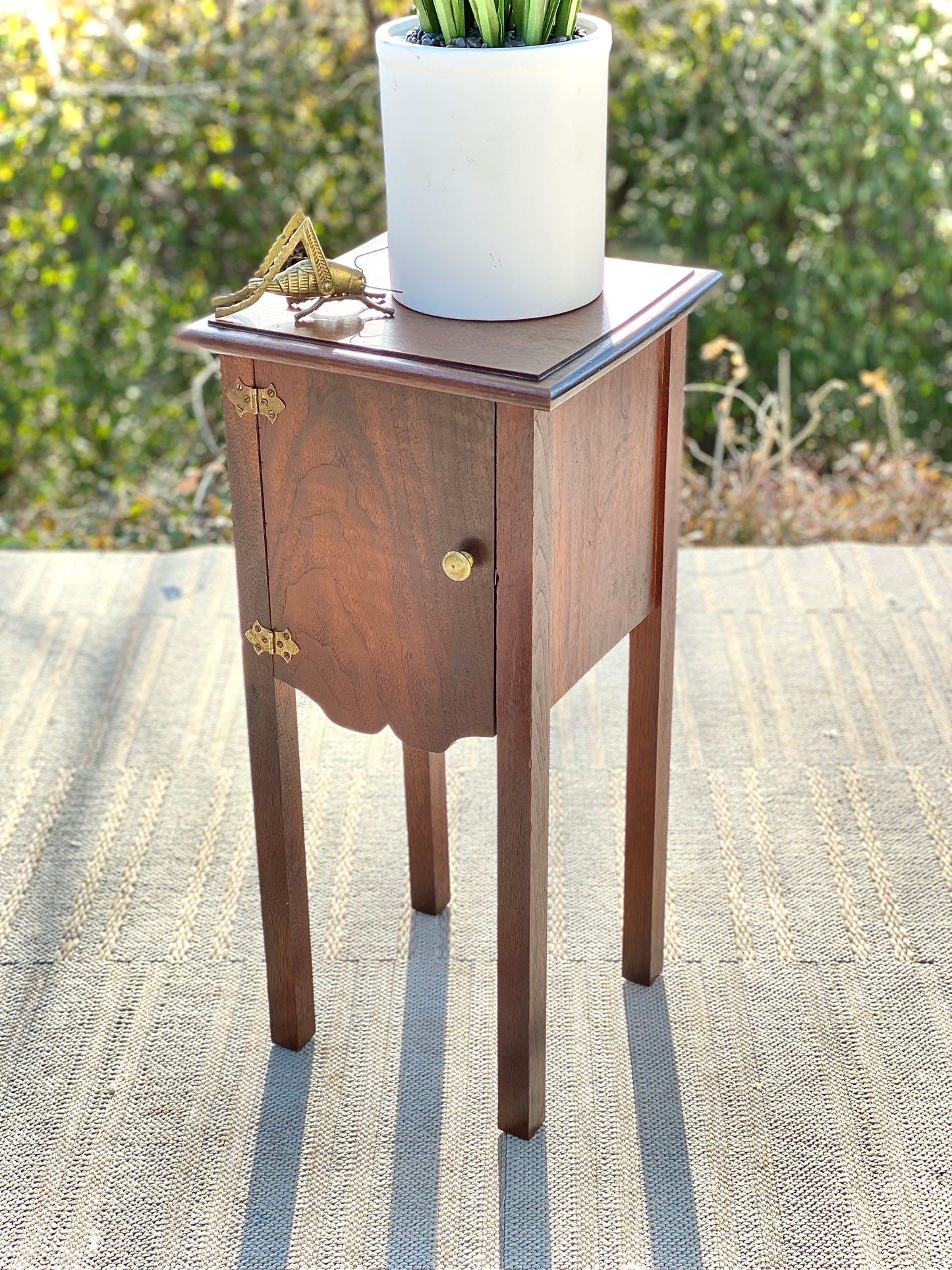Vintage Wooden Side Door Table