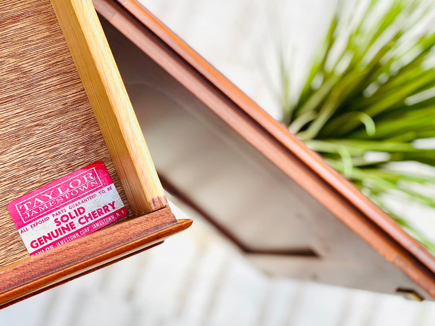 Vintage Taylor Jamestown Solid Cherry Hutch