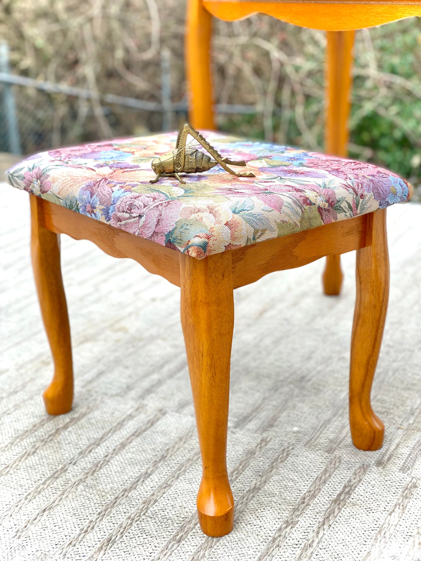 Nice Wooden Vanity and Seat