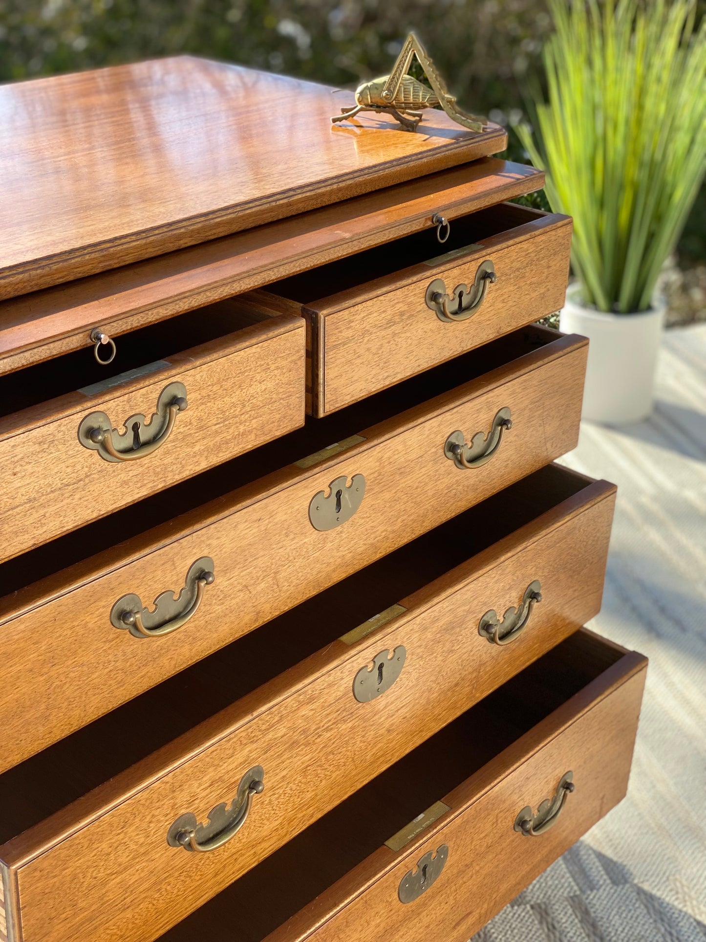 Vintage Kittenger Williamsburg Restoration 5 Drawer Dresser