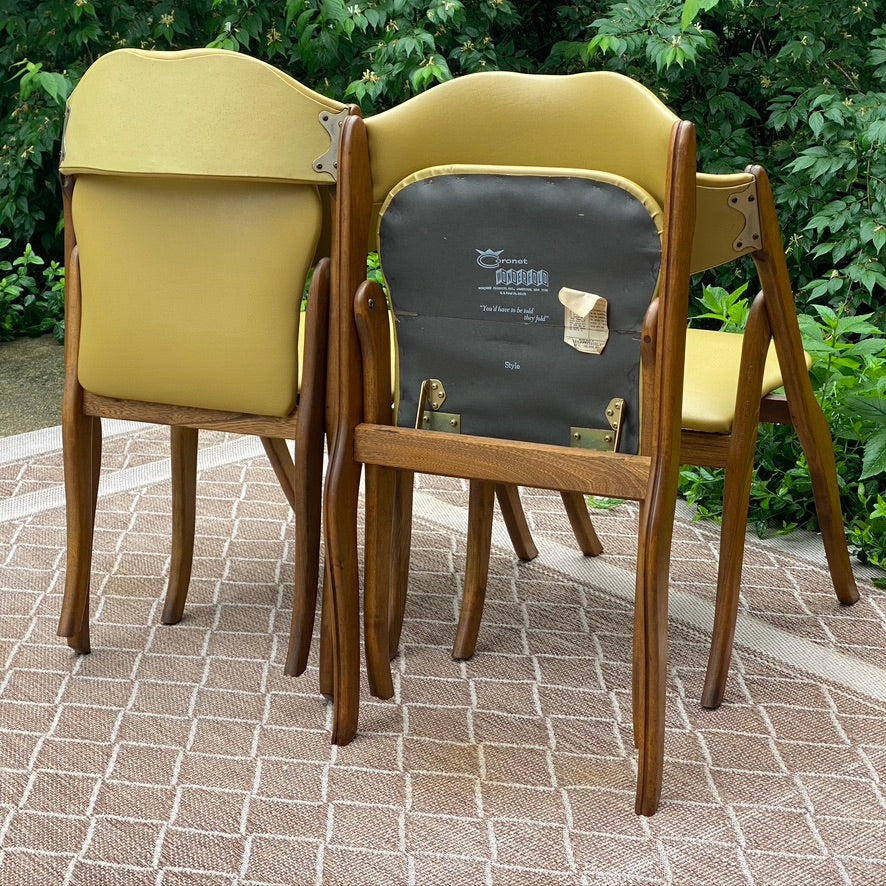 MCM Set of 4 Wonderfold Folding Chairs