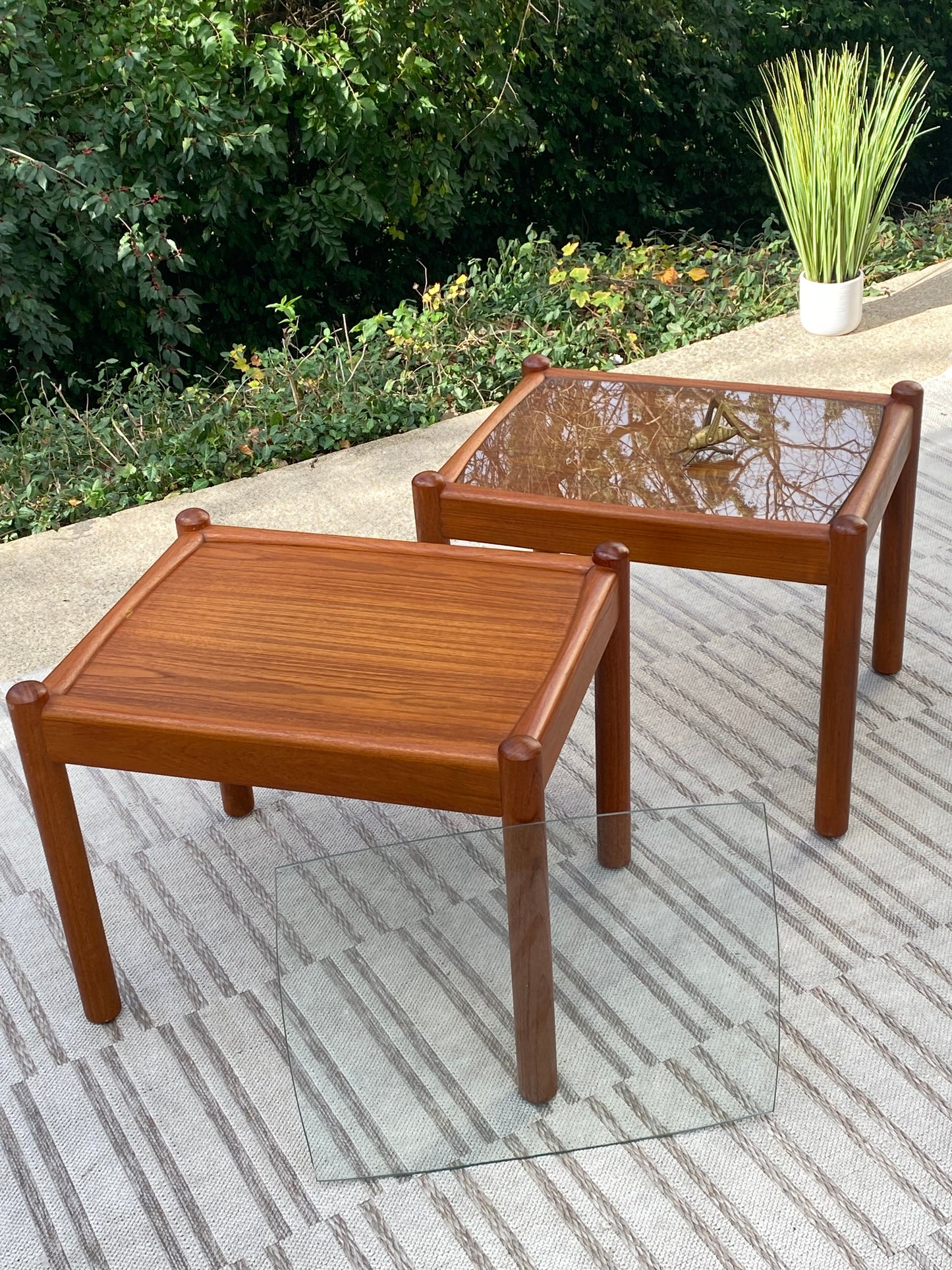 Vintage MCM Dixie Teak End Tables
