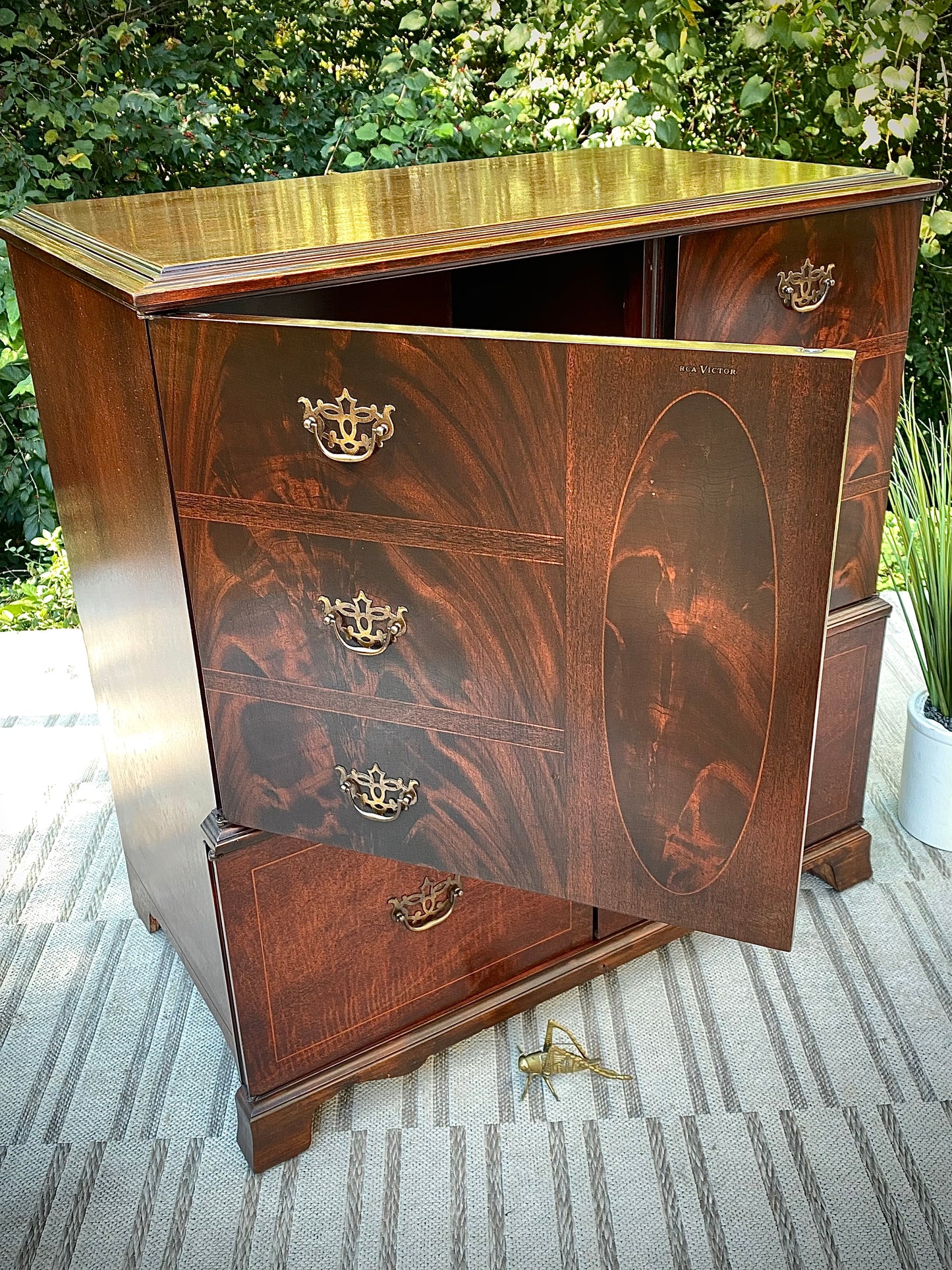Vintage Custom Mahogany Cabinet