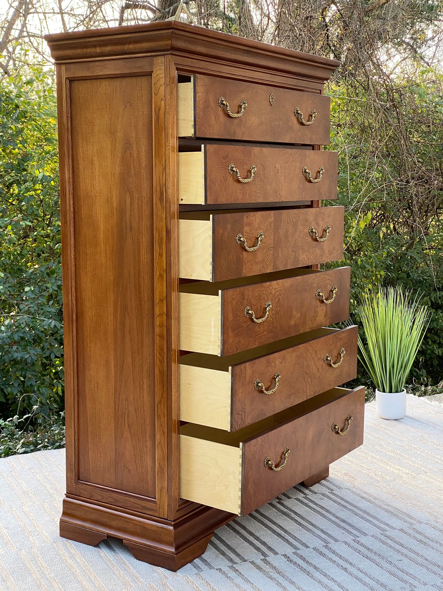 Thomasville 6 Drawer Highboy Dresser