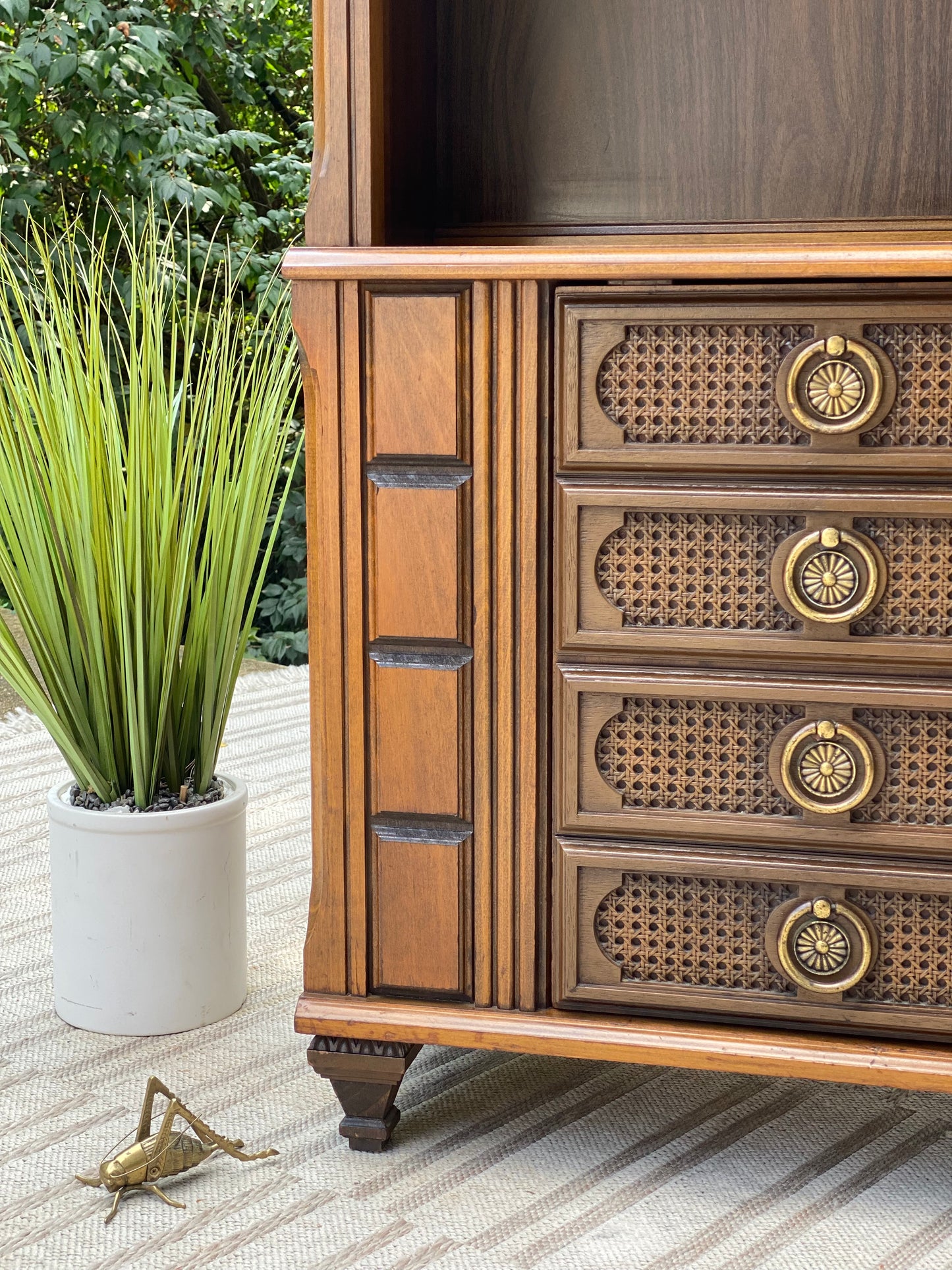 Vintage Mersman Bookshelf Wall Cabinet