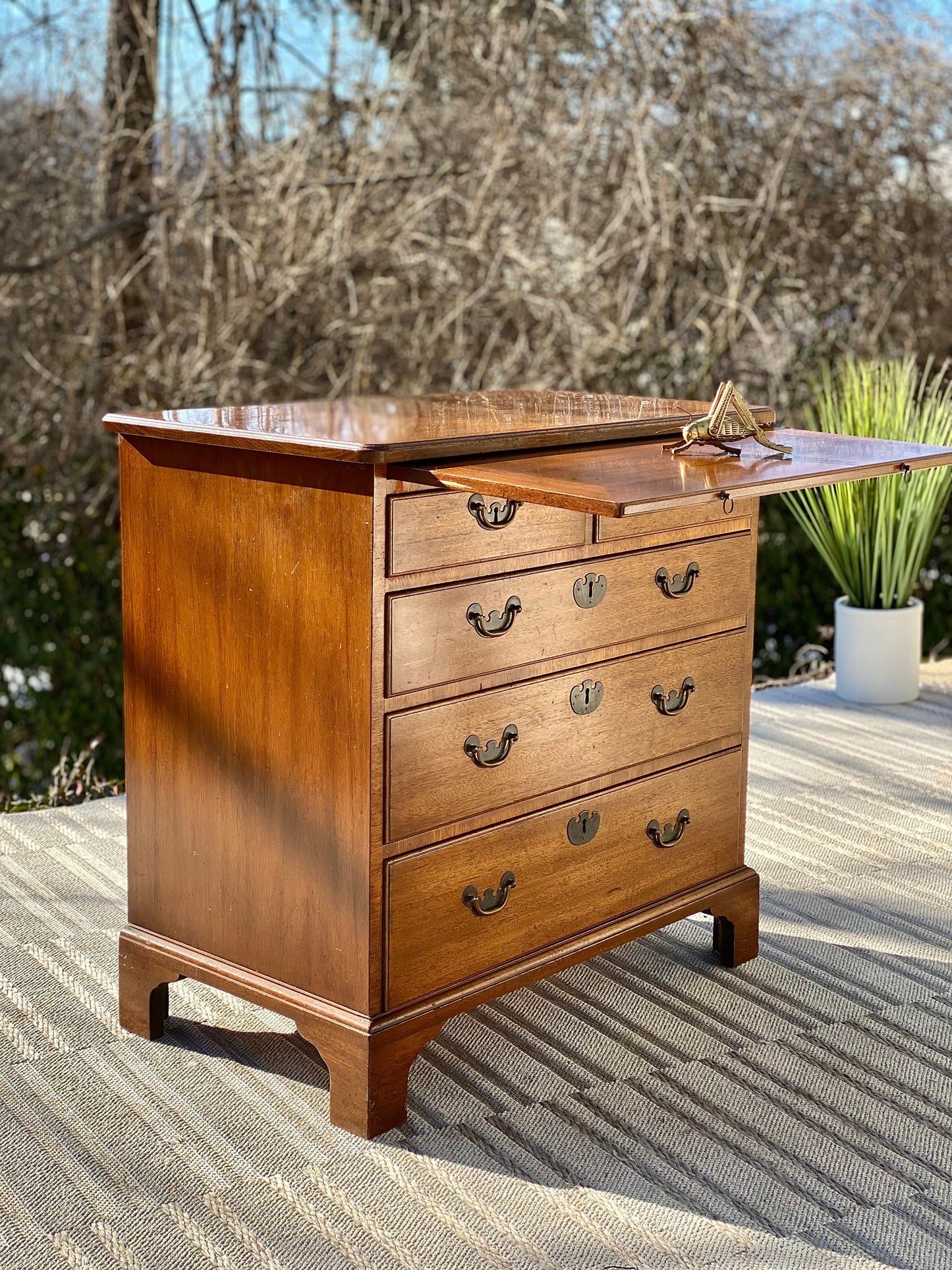 Vintage Kittenger Williamsburg Restoration 5 Drawer Dresser