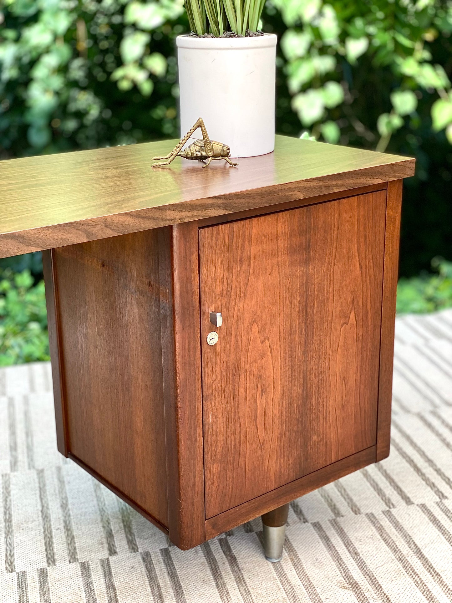 Vintage MCM Wooden Credenza
