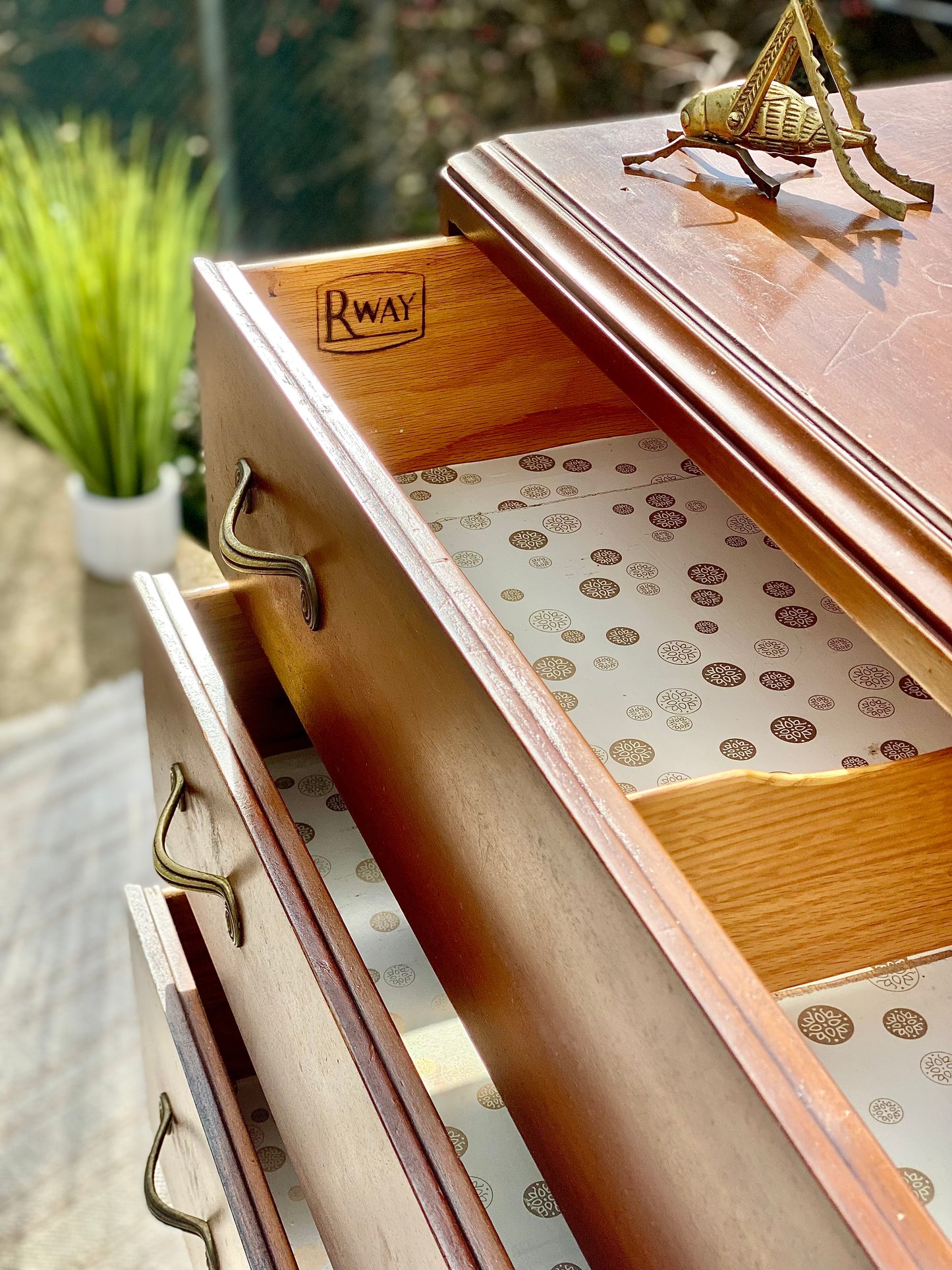 Vintage MCM R-Way 5 Drawer Dresser