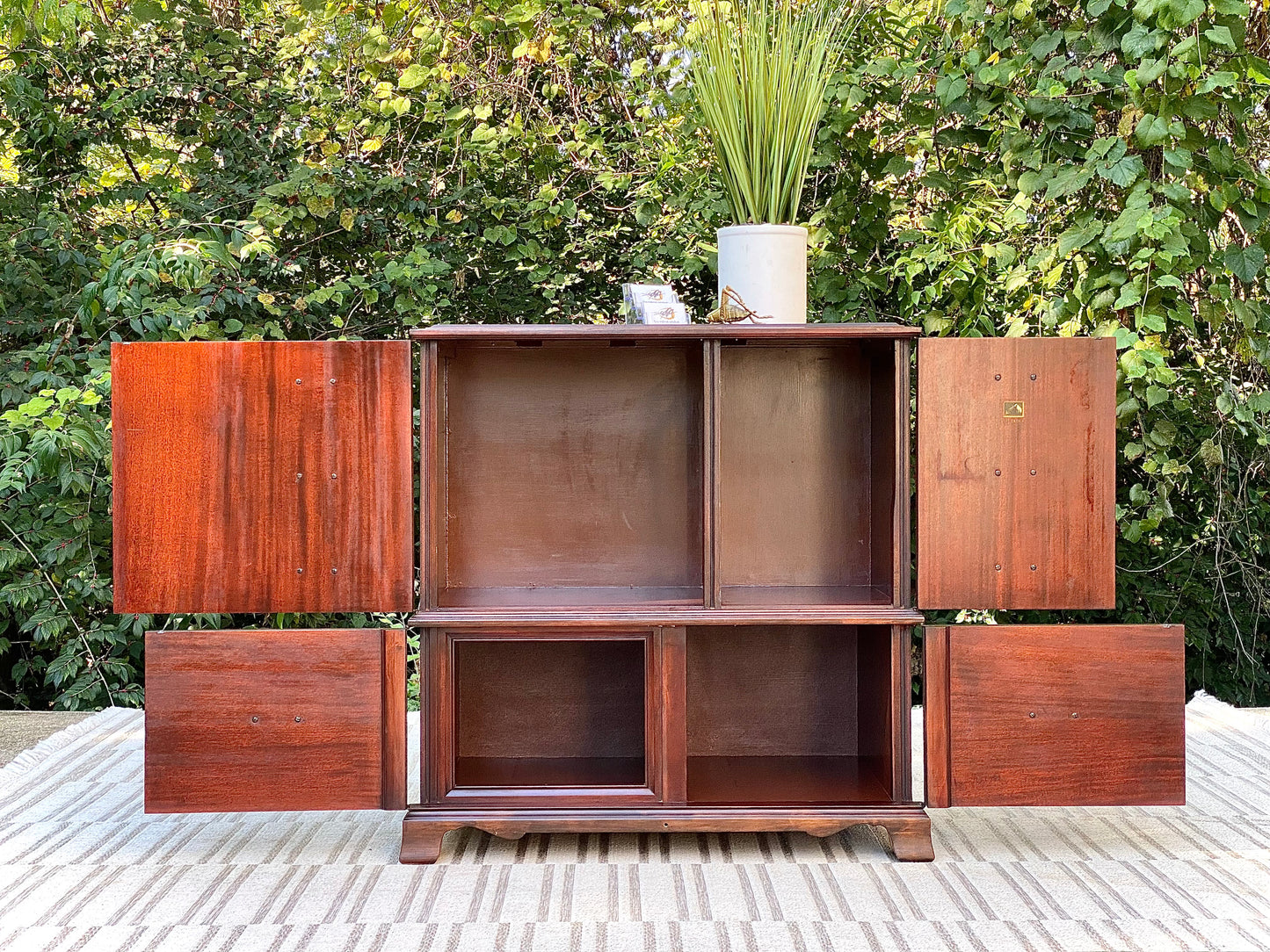 Vintage Custom Mahogany Cabinet