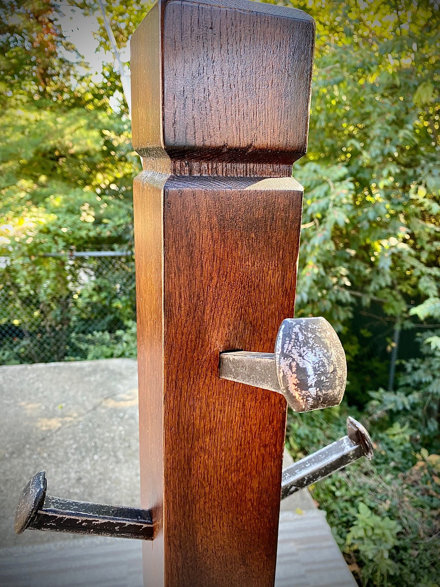 Vintage Wooden Hall Tree
