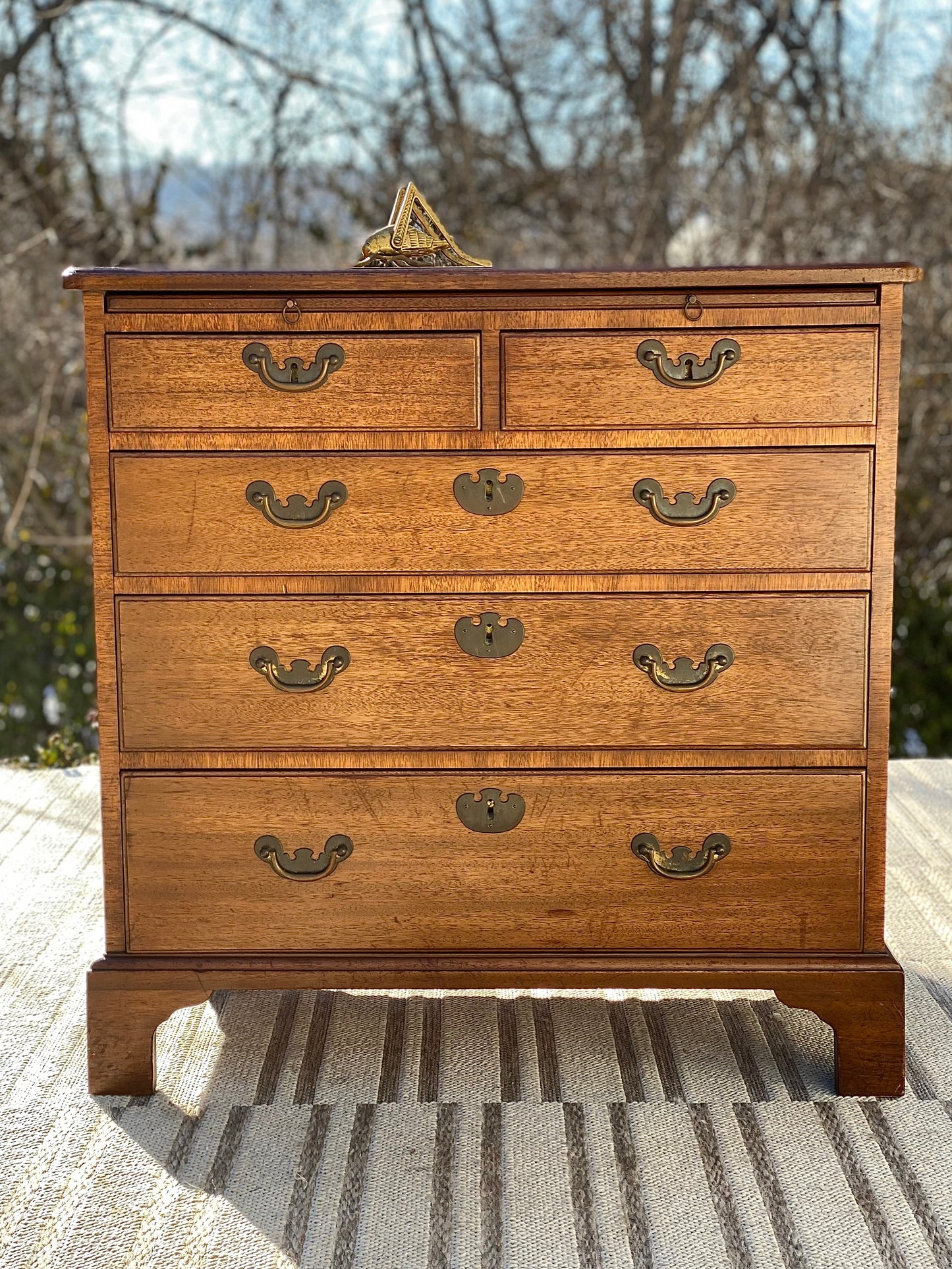 Vintage Kittenger Williamsburg Restoration 5 Drawer Dresser