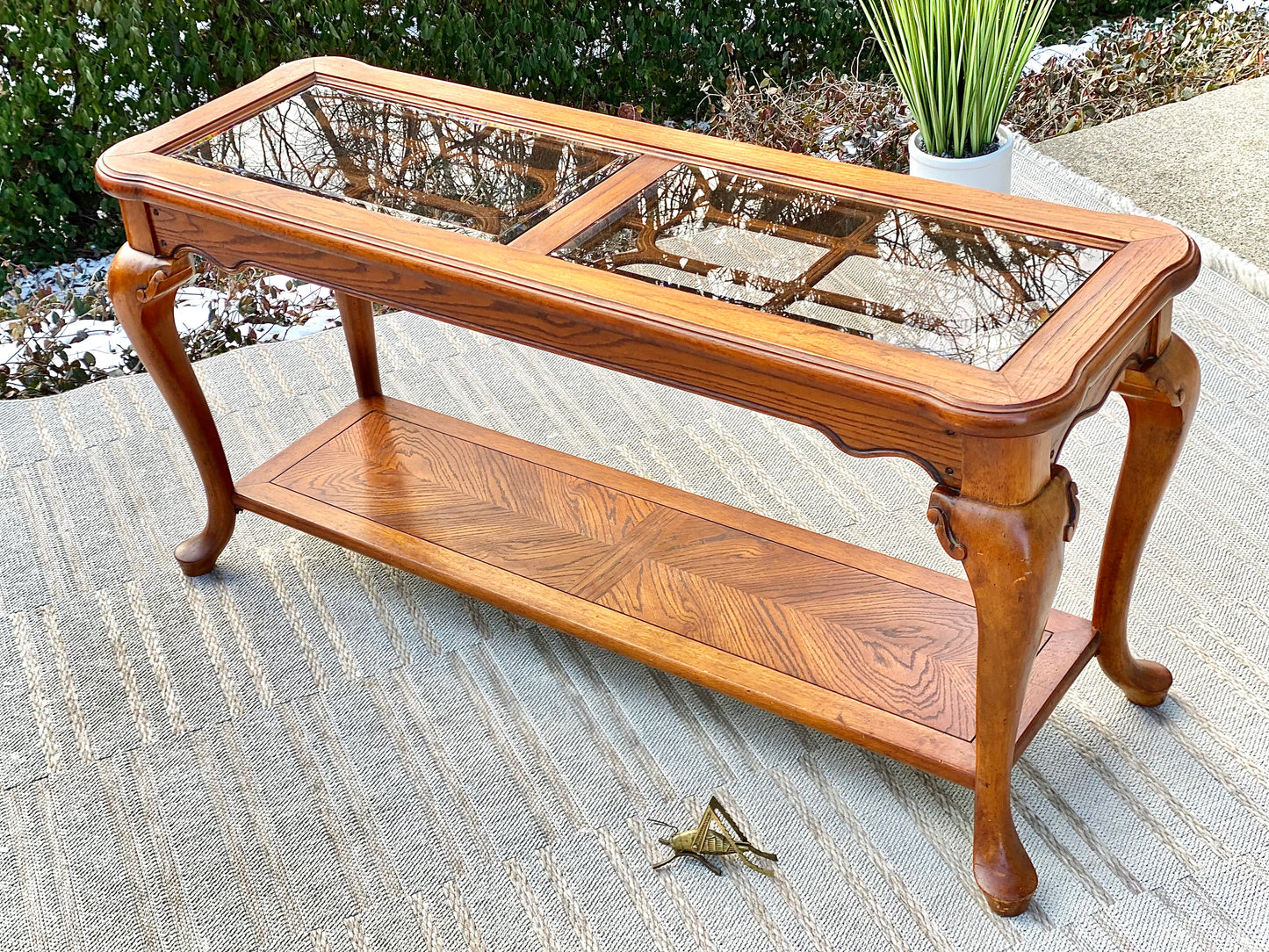 Vintage Wooden Hallway Sofa Table