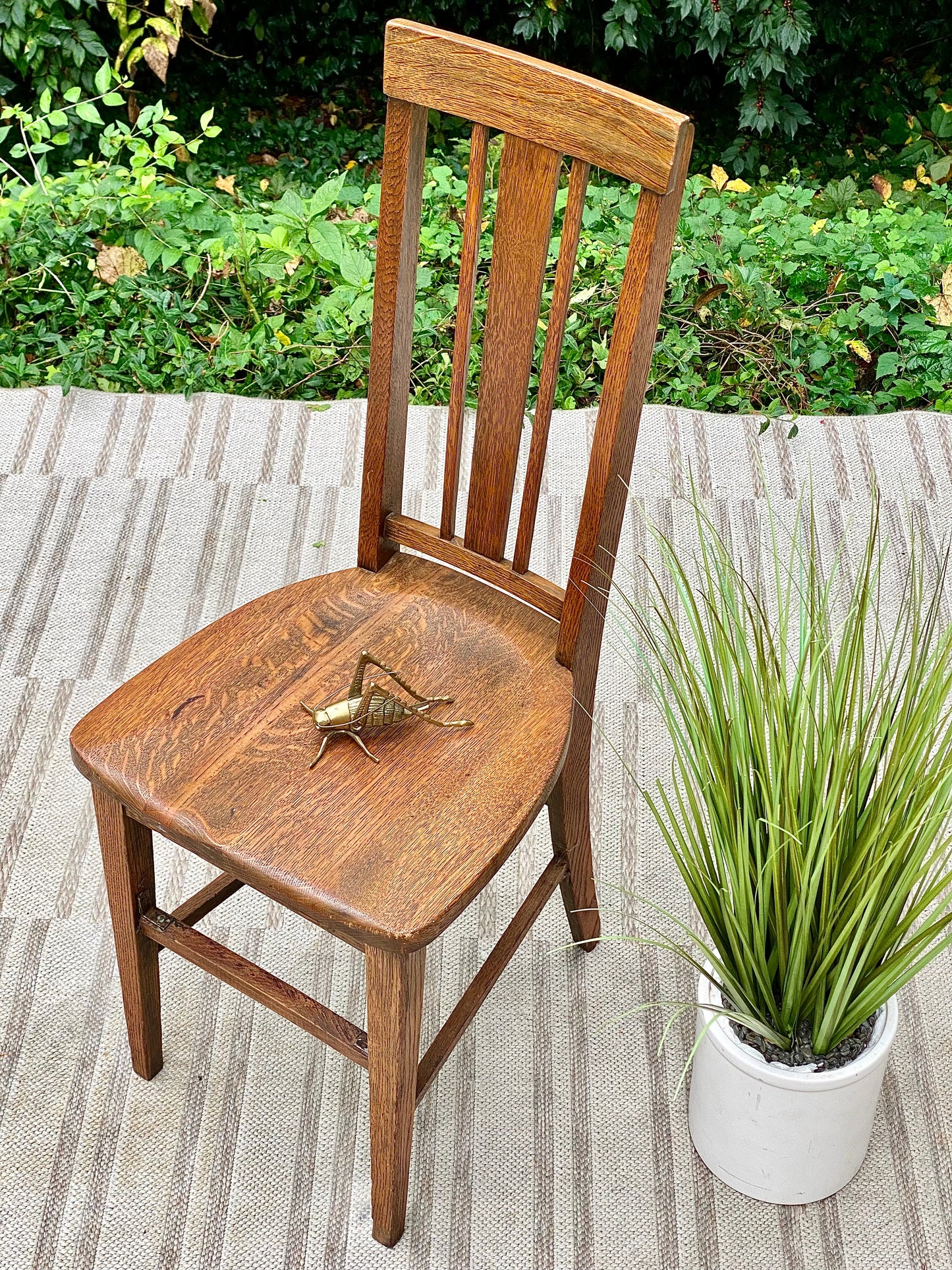 Vintage Arts & Crafts Crawford Oak Chair