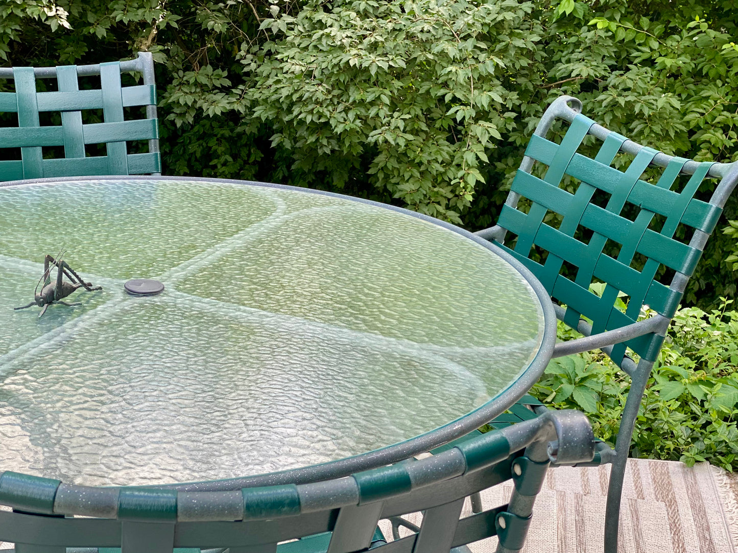 Vintage Green Outdoor Patio Brown Jordan 6 Piece Set