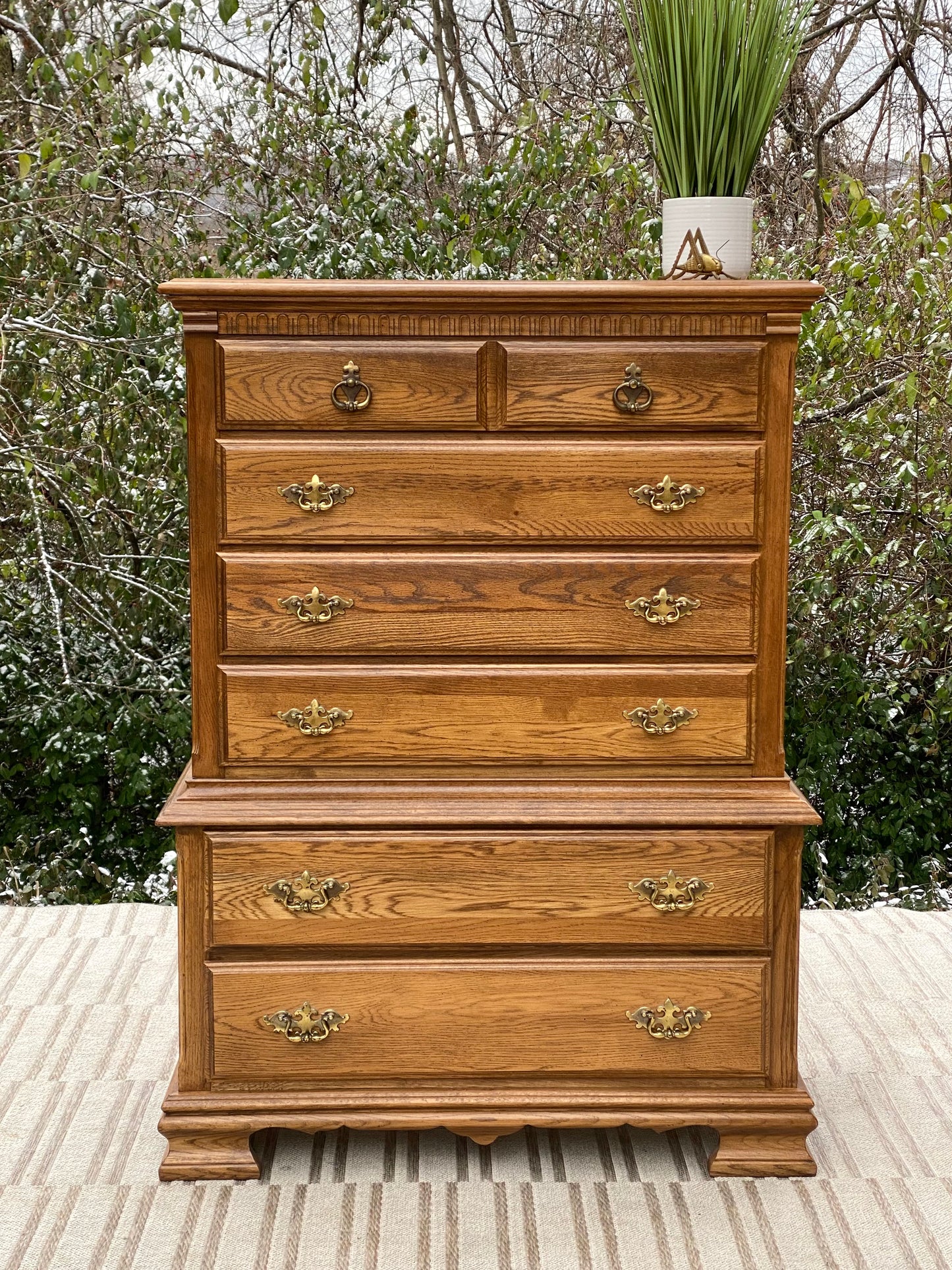 Nice Wooden 6 Drawer Dresser
