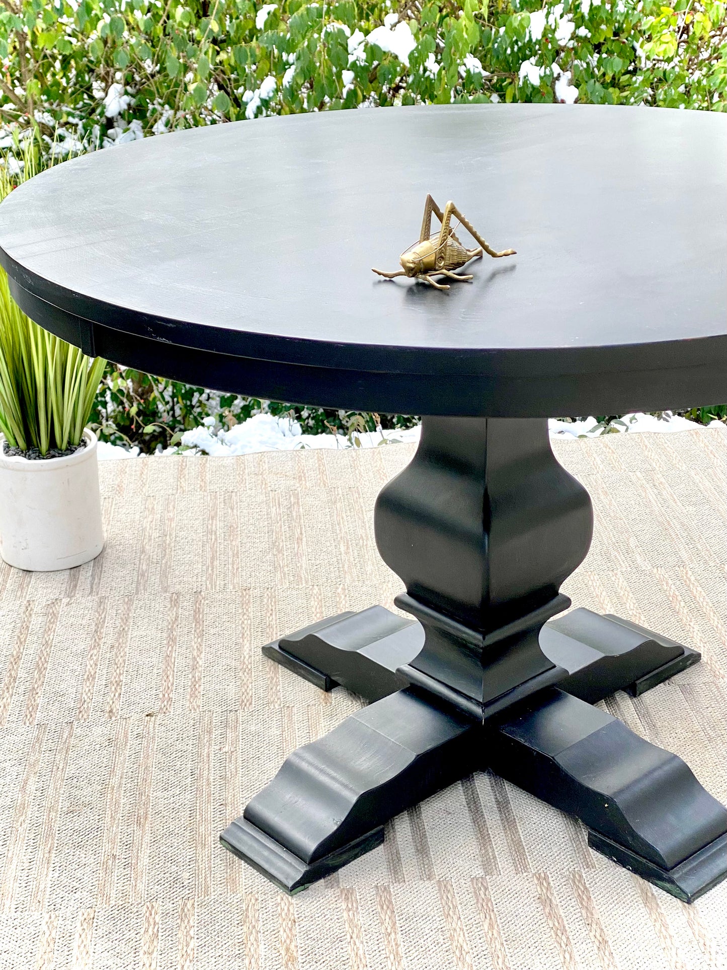 Nice Round Painted Dining Table