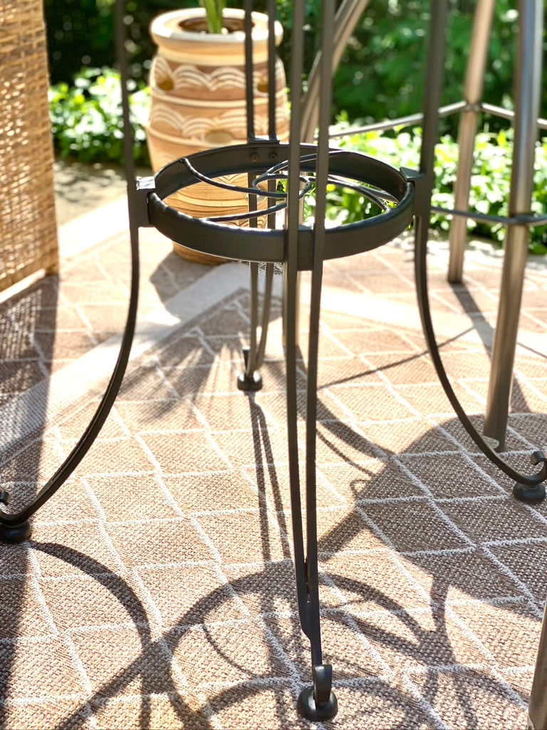 Modern 3 Piece Metal Bar Stool Set
