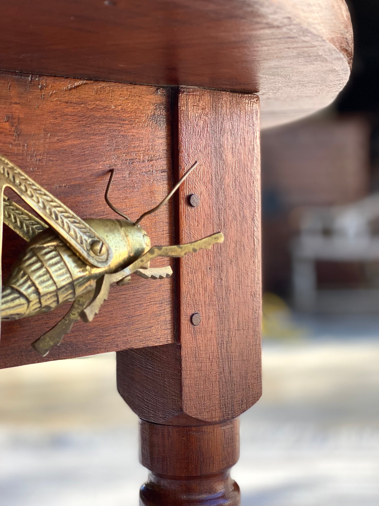 Vintage Walnut Handcrafted Farmhouse Table