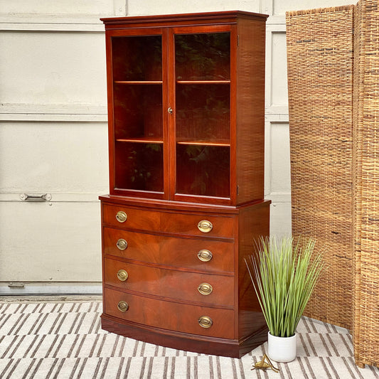 Vintage Walnut Georgian Cabinet