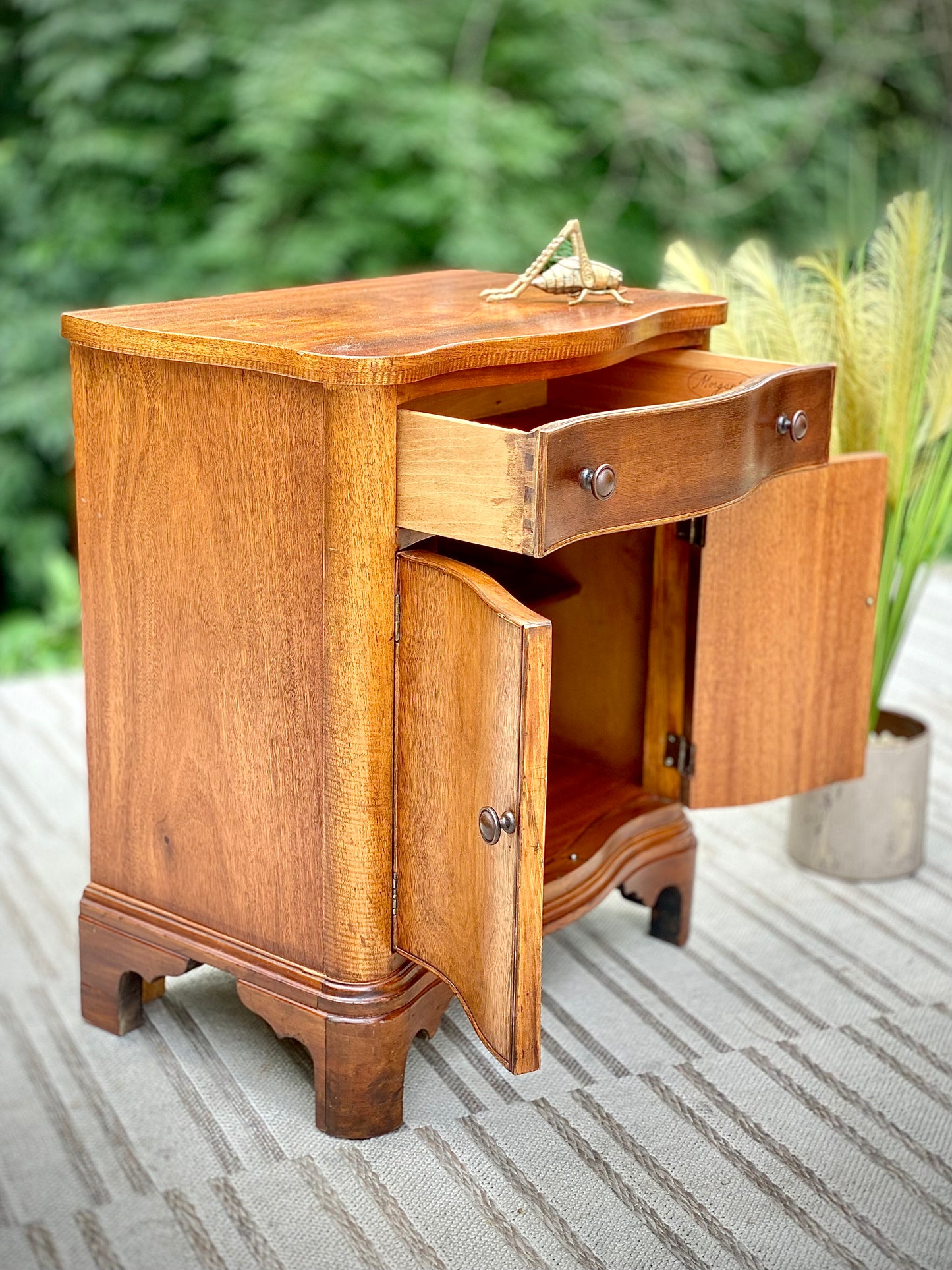 Vintage Wooden Morganton Side Table