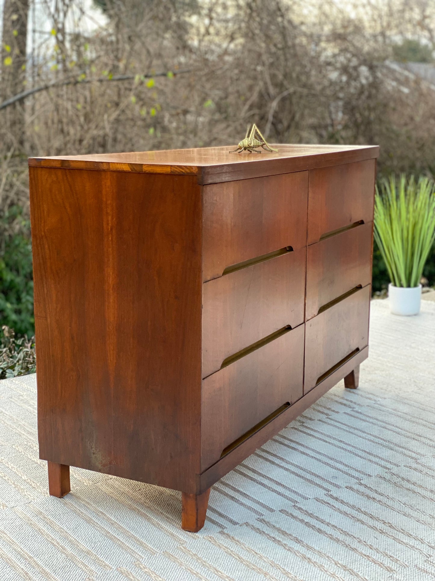 Vintage MCM 6 Drawer Dresser