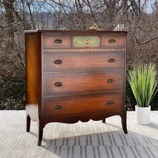 Nice Vintage Mahogany 4 Drawer Dresser