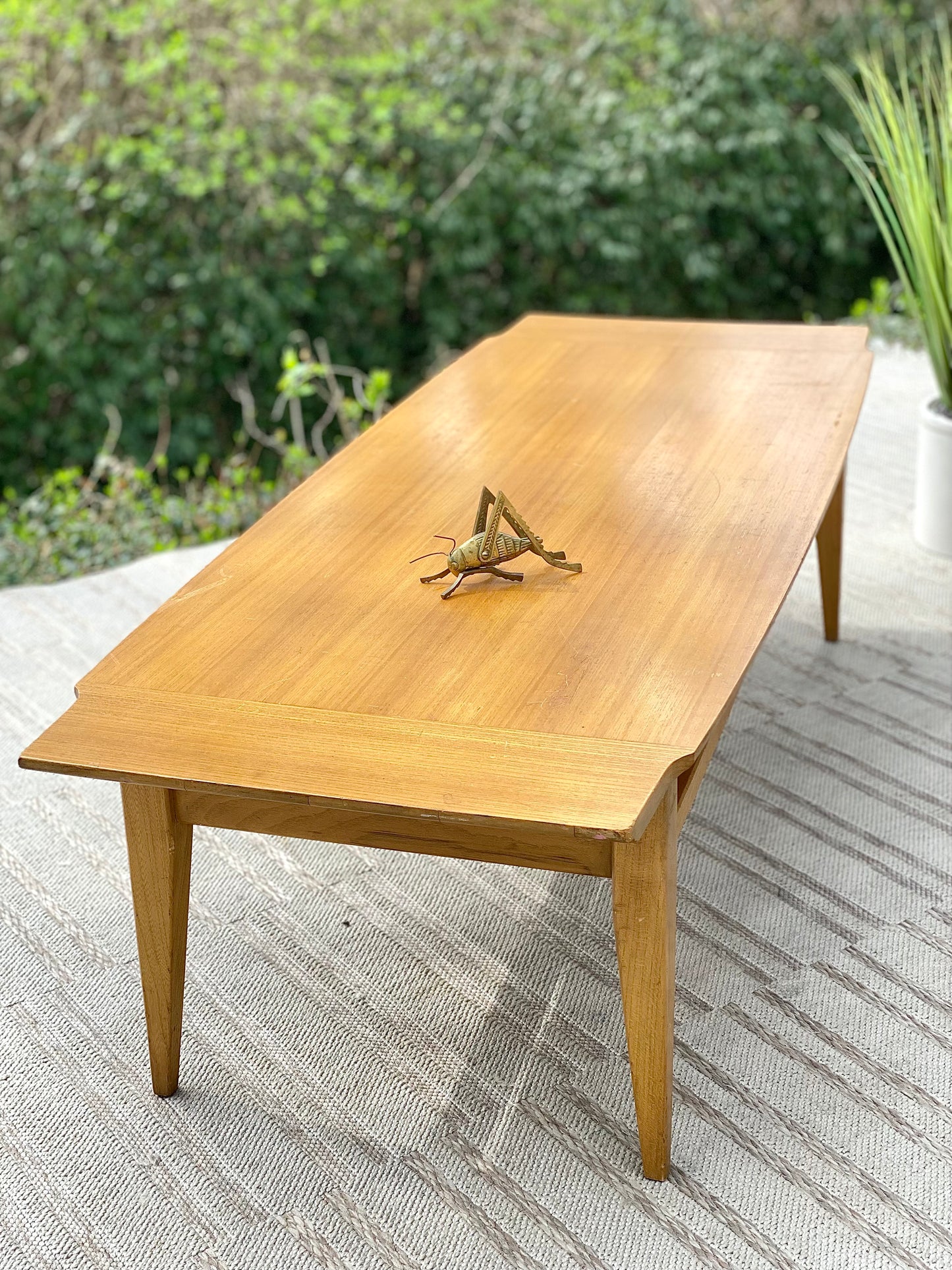 Vintage MCM Blonde Coffee Table
