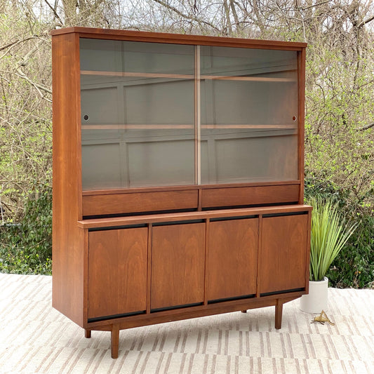 Vintage MCM Stanley Wooden Hutch