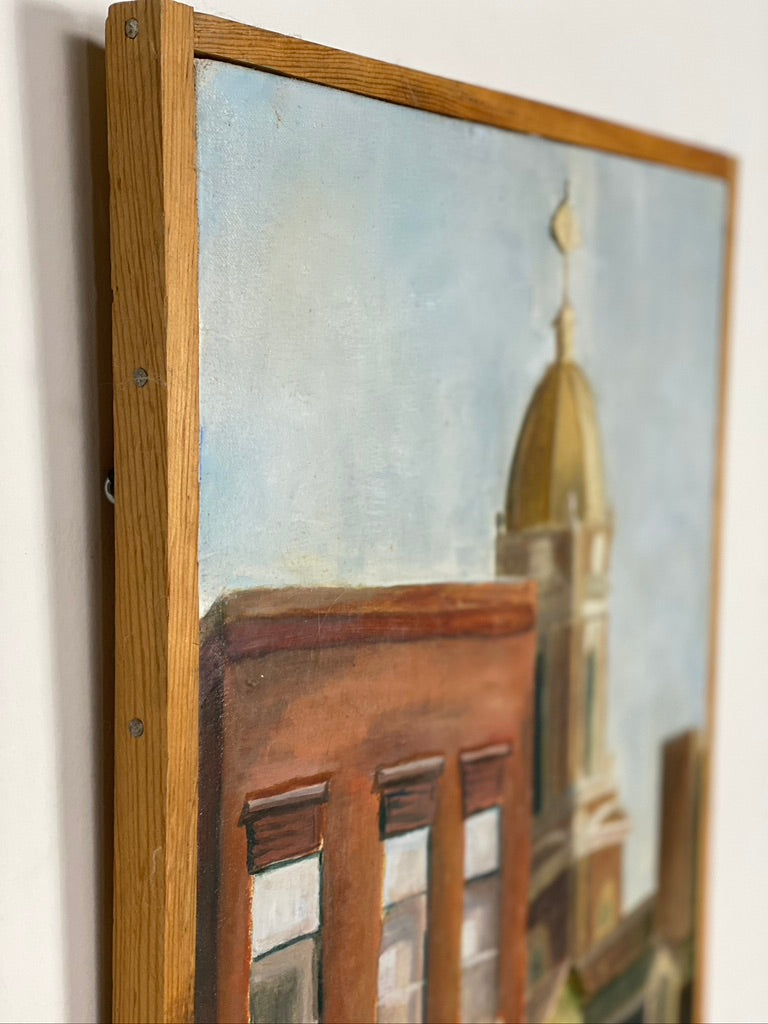 Signed Local Cincinnati Framed Oil Painting