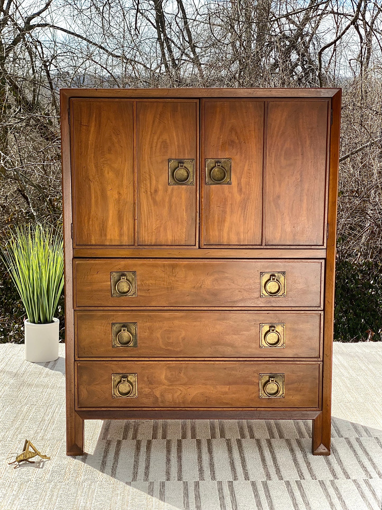 Vintage MCM American of Martinsville Highboy Dresser