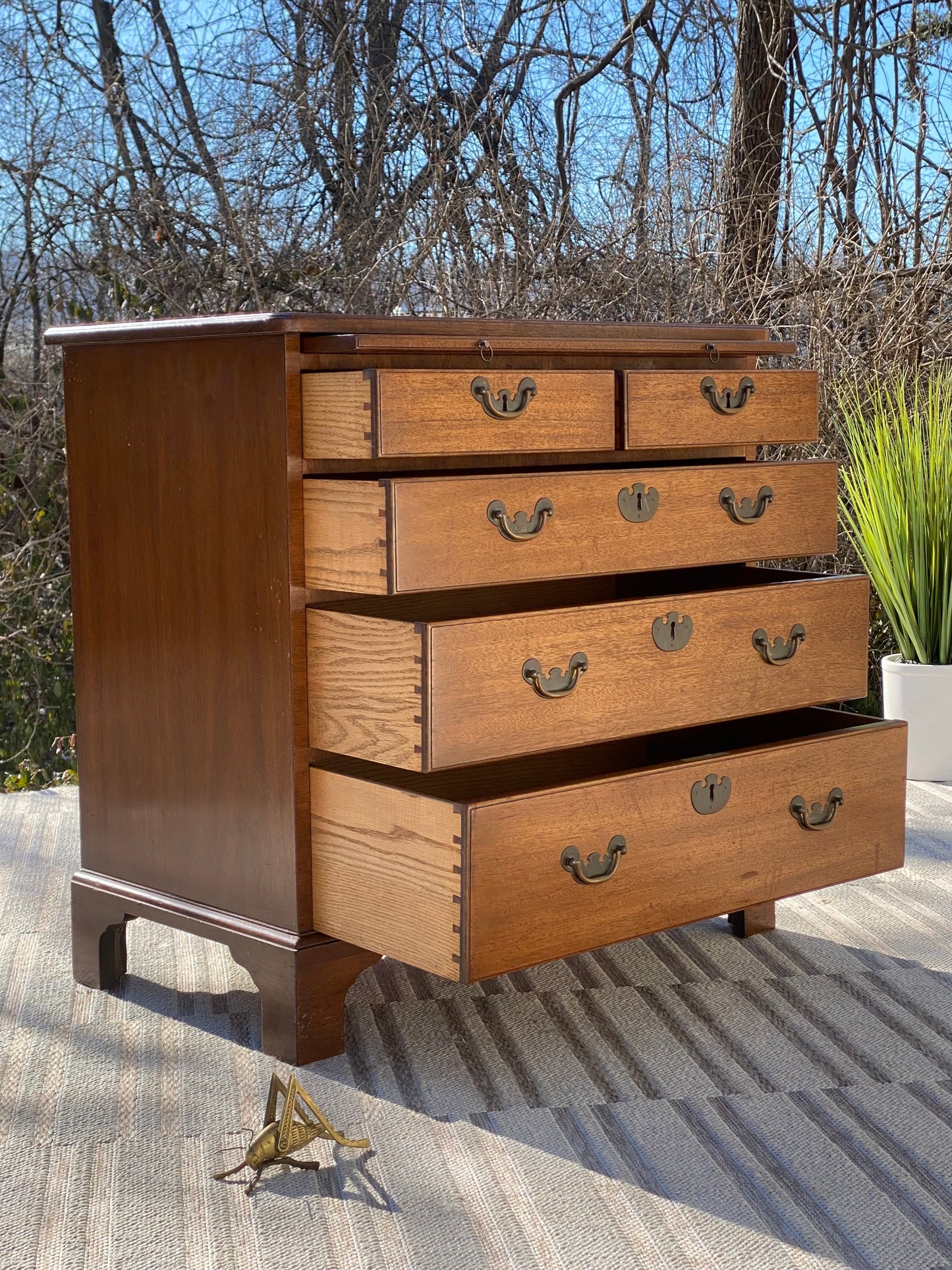 Vintage Kittenger Williamsburg Restoration 5 Drawer Dresser