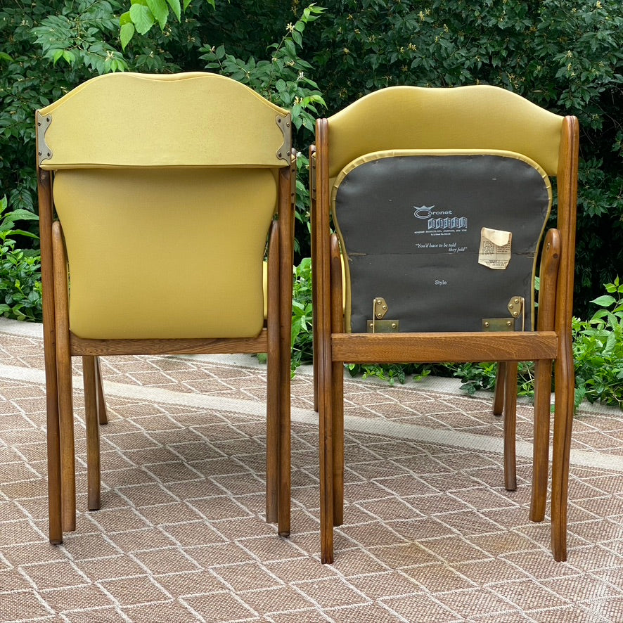 MCM Set of 4 Wonderfold Folding Chairs