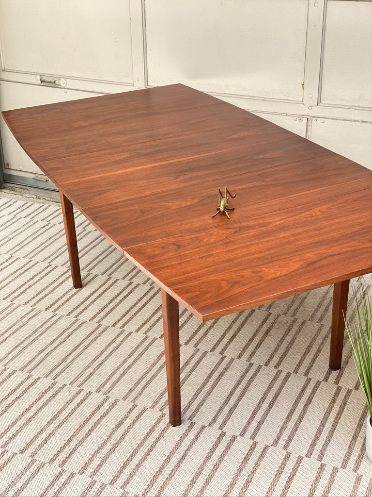 Retro MCM Walnut Dining Table