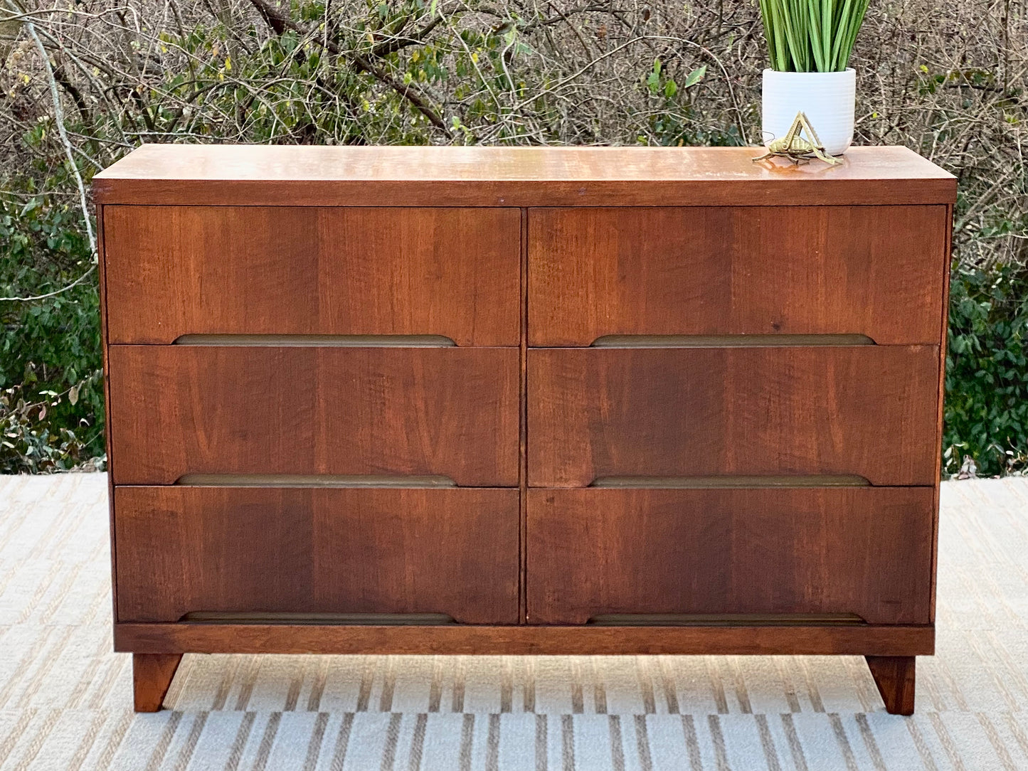 Vintage MCM 6 Drawer Dresser