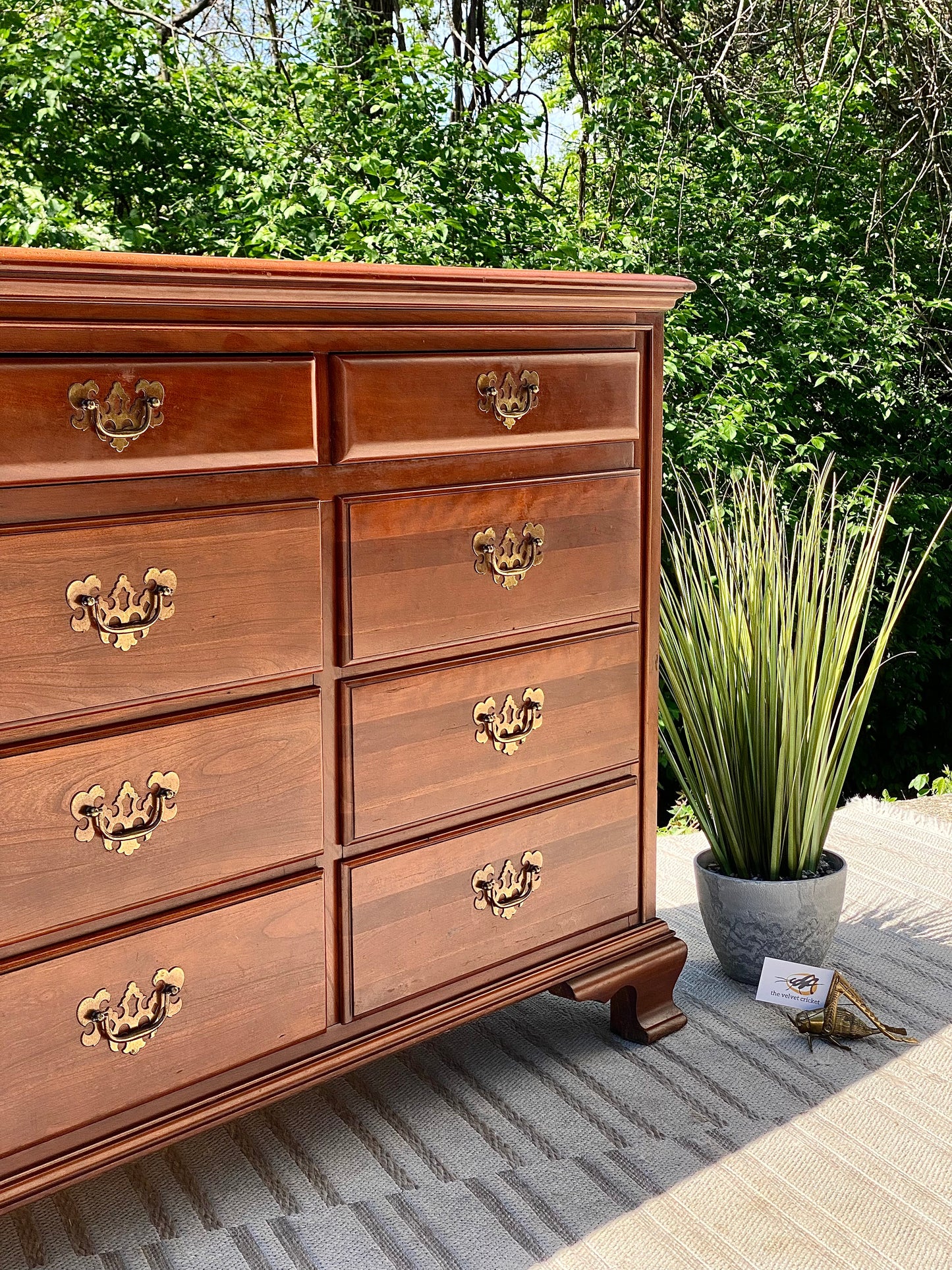 Vintage Link Taylor Solid Cherry 12 Drawer Dresser