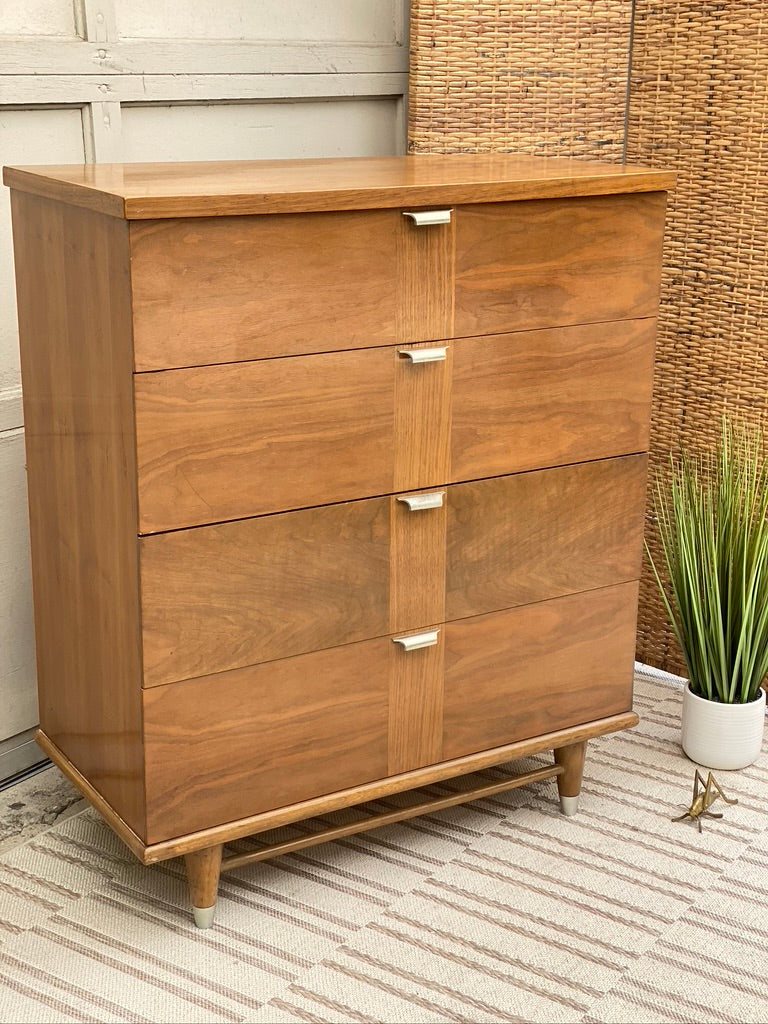 Retro MCM 4 Drawer High Dresser